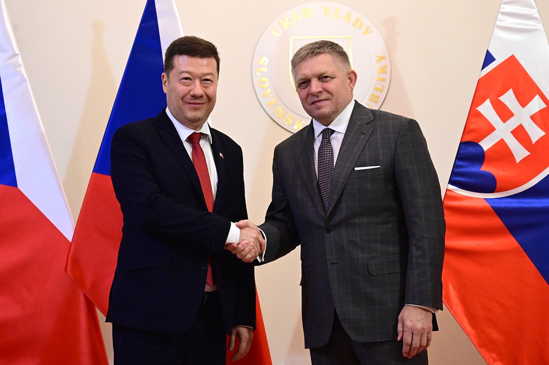 Tomio Okamura a Robert Fico