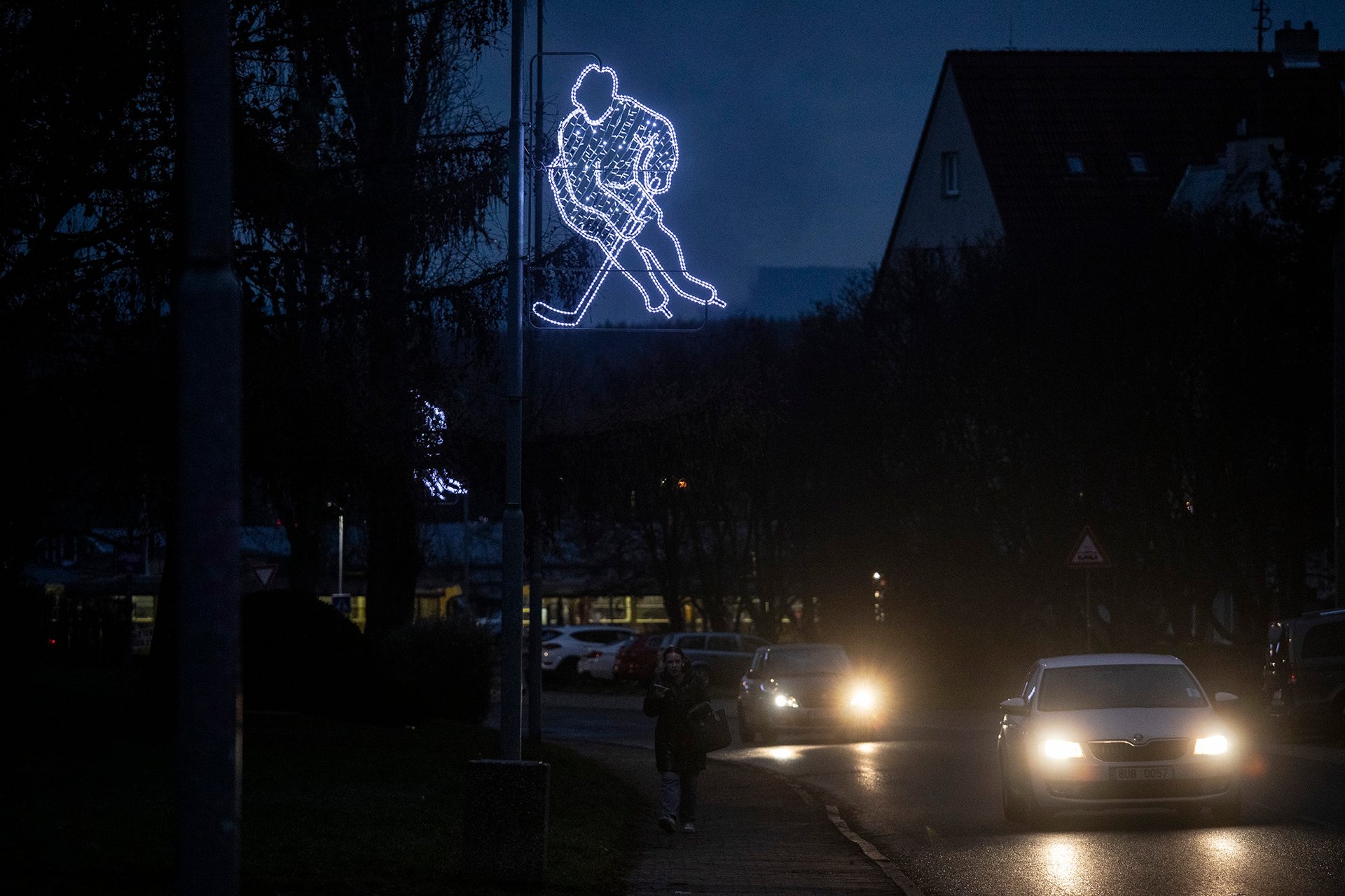  Zdejší génius loci je svérázný. A patří k němu i hokej.
Autor: Milan Bureš