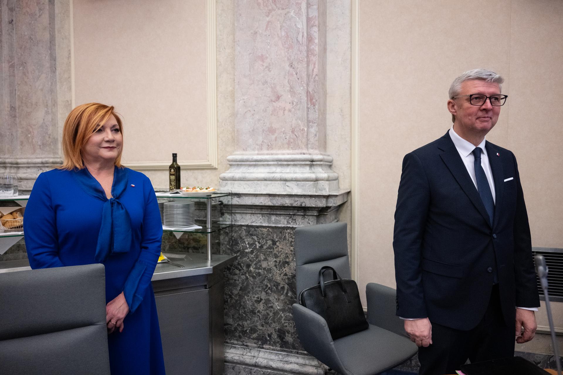 Uvedení nové vlády - Babiš, Havlíček, Schillerová, Tejc, Vojtěch, Macinka, Zůna, Metnar, Bednárik, Plaga, Juchelka, Mrázová, Klempíř, Šťastný, Šebestyán
Autor: Matěj Stránský