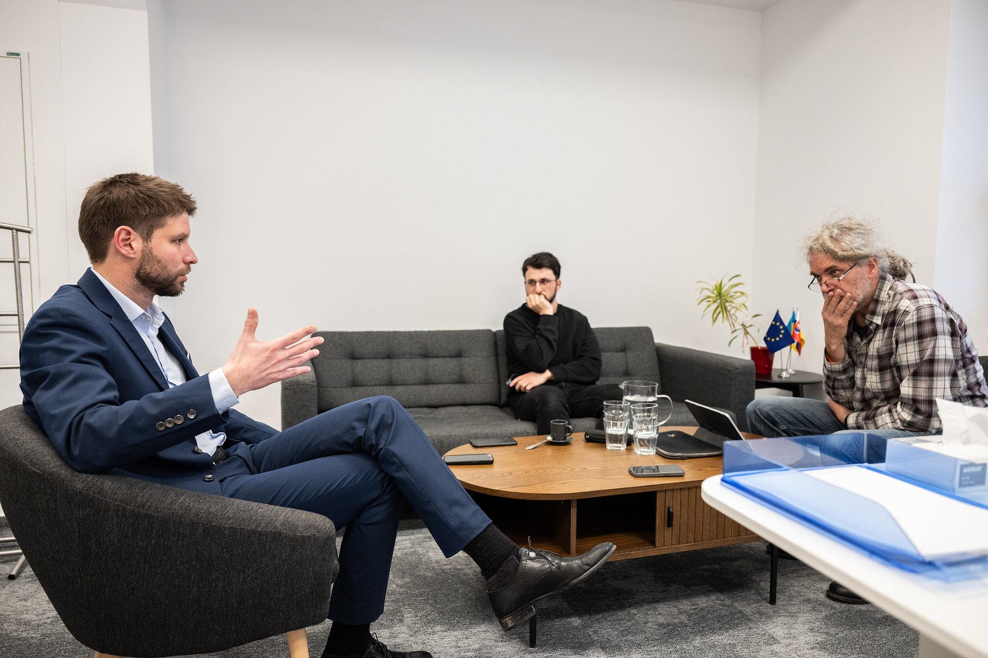 Marek Švehla s Michalem Šimečkou, Bratislava
Autor: Matěj Stránský