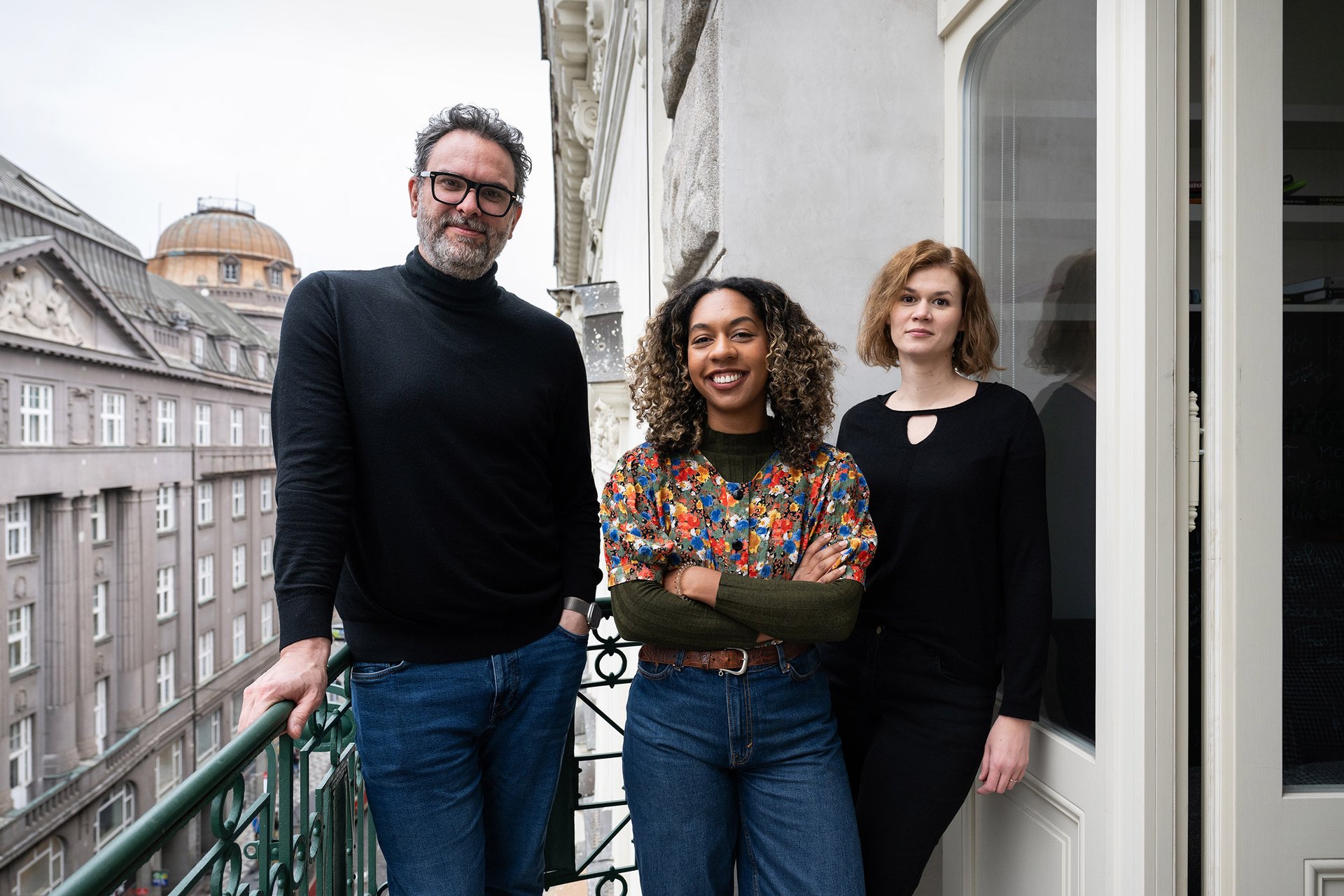 Erik Tabery, Clara Zanga a Markéta Plíhalová v redakci Respektu
Autor: Matěj Stránský