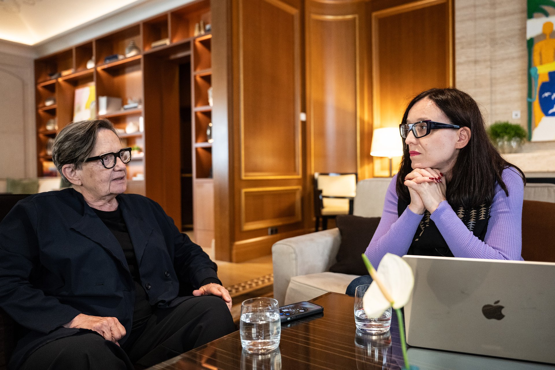 Jindřiška Bláhová a Agnieszka Holland
Autor: Matěj Stránský