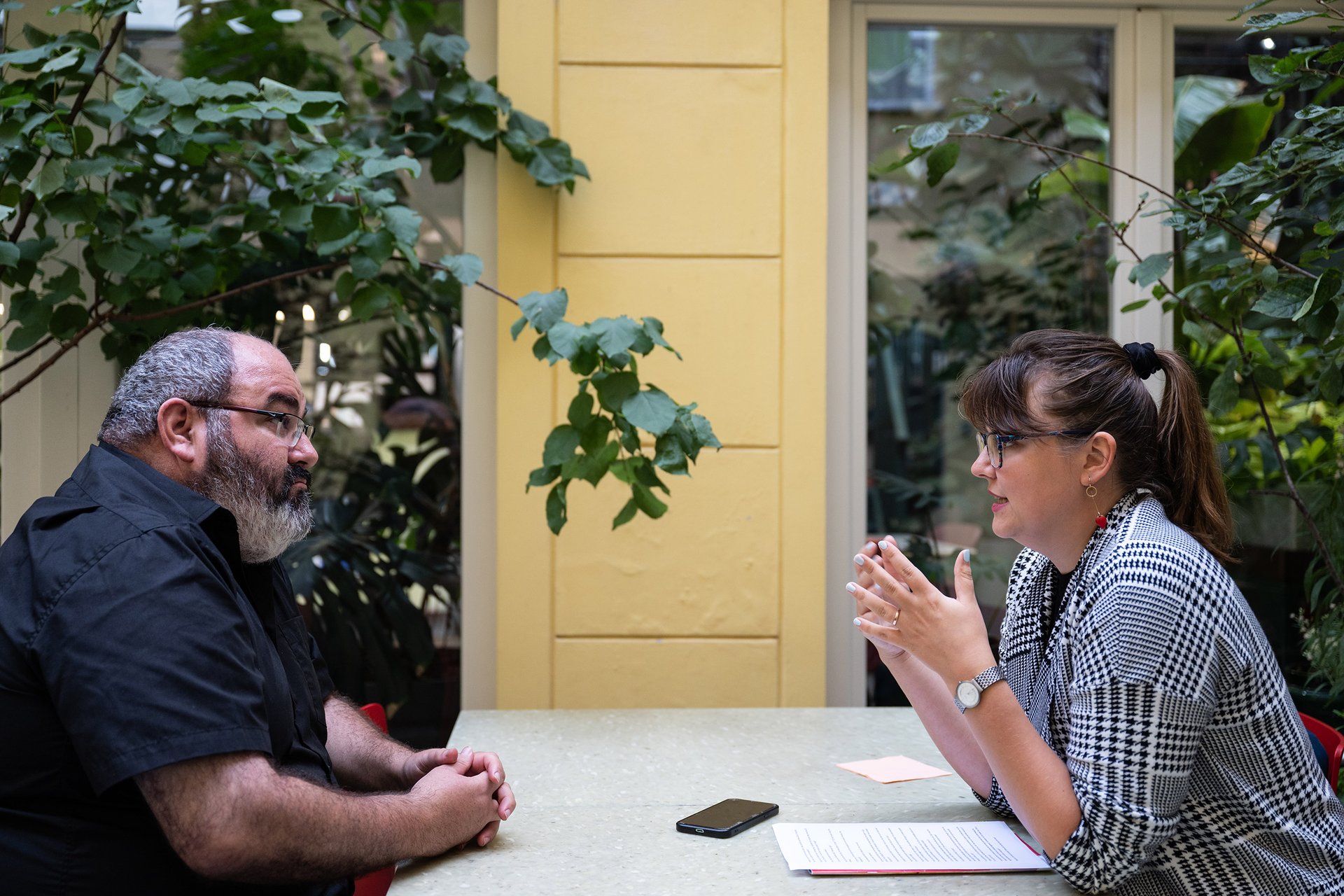 Dominika Perlínová s Jehudou Šaulem
Autor: Matěj Stránský