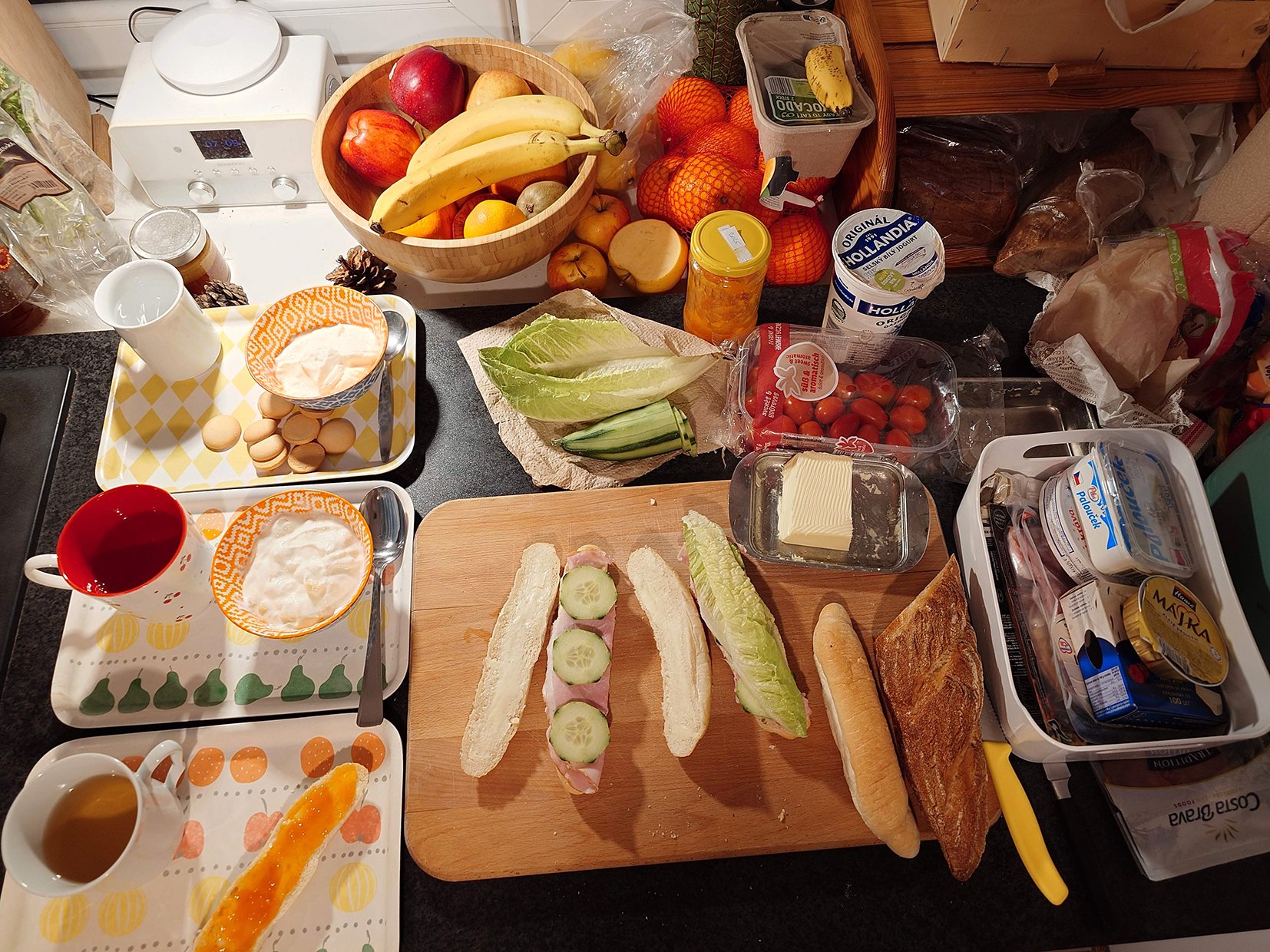 Tři snídaně, tři svačiny