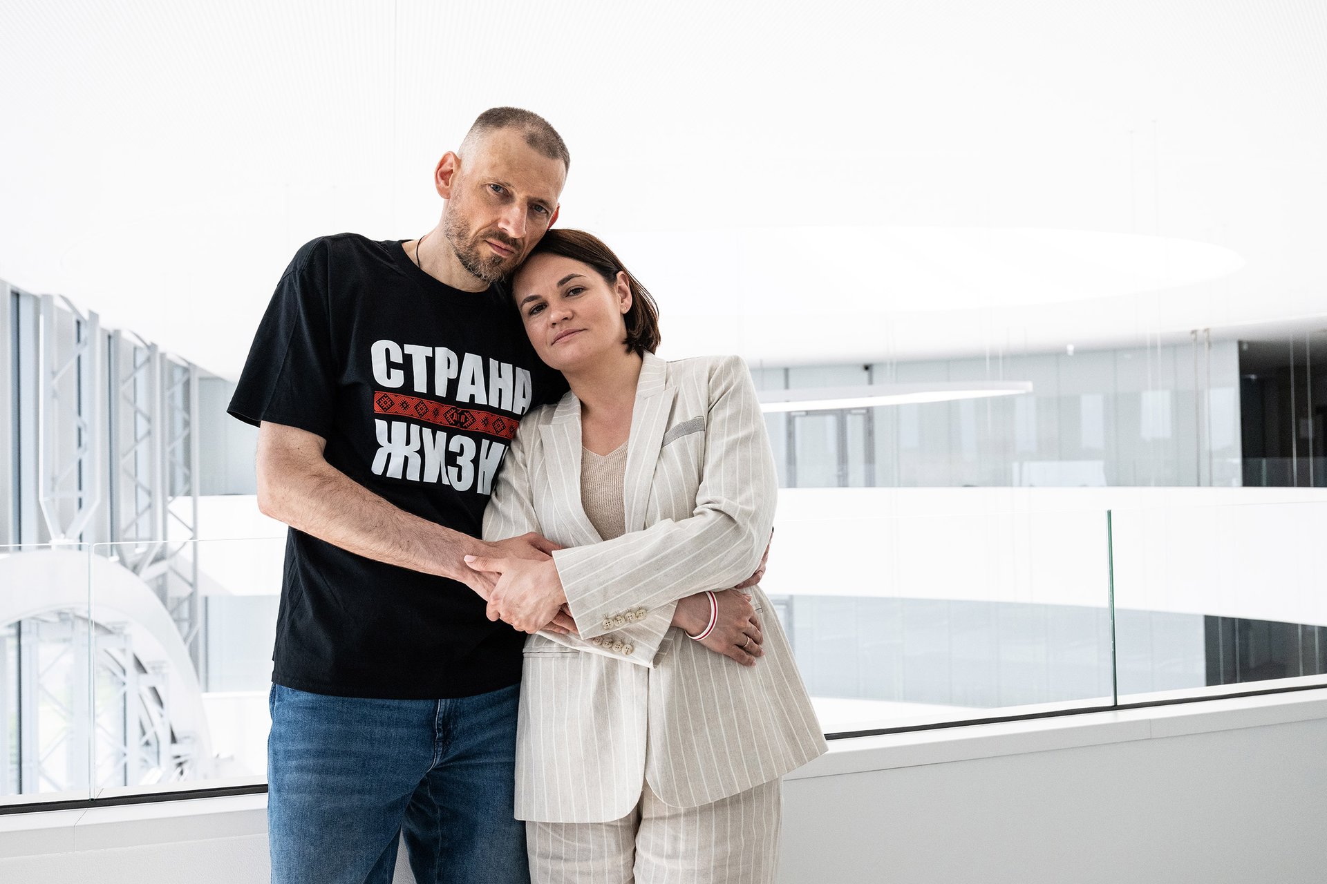 Srhej Cichanousky a Svjatlana Cichanouska
Autor: Matěj Stránský