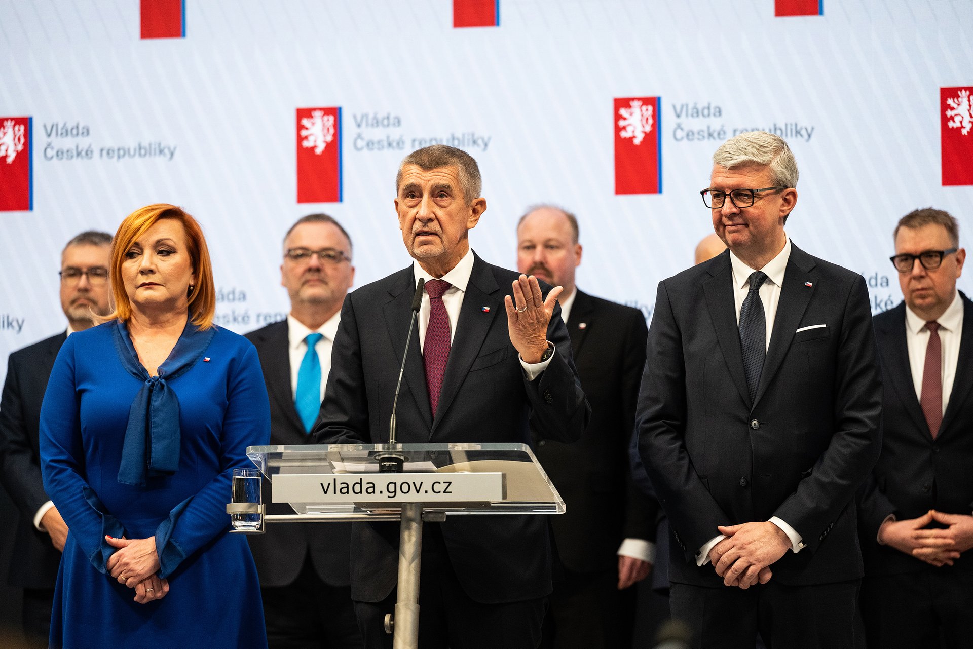 Uvedení nové vlády - Babiš, Havlíček, Schillerová, Tejc, Vojtěch, Macinka, Zůna, Metnar, Bednárik, Plaga, Juchelka, Mrázová, Klempíř, Šťastný, Šebestyán
Autor: Matěj Stránský