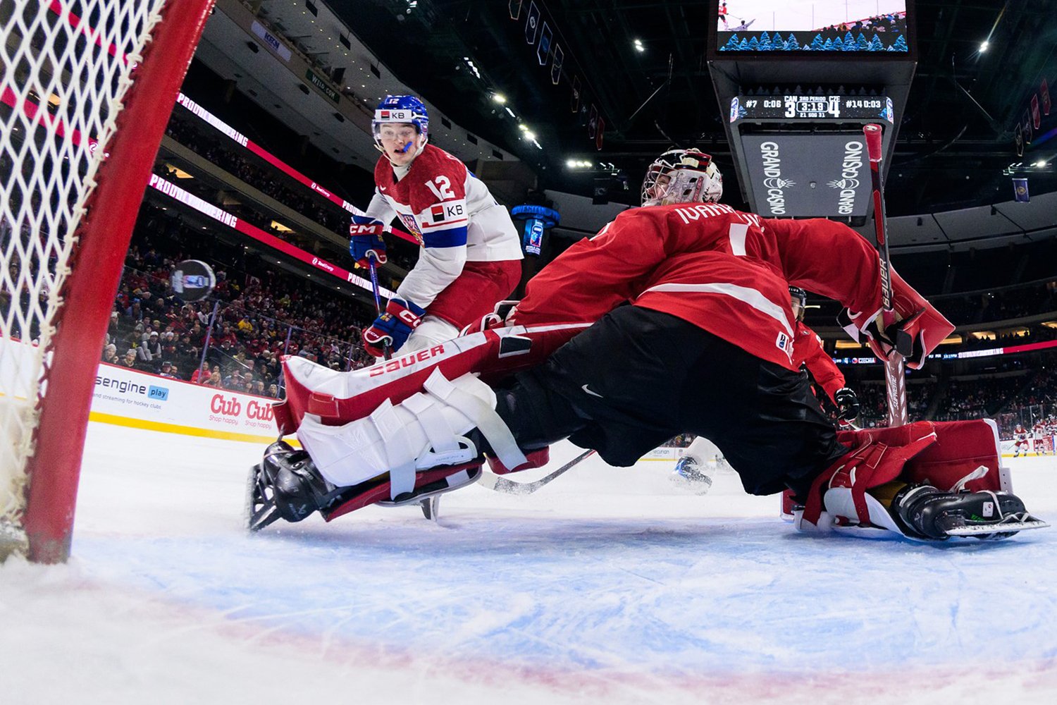 2026 IIHF World Junior Championship, day 10, semifinal, Canada - Czech Republic