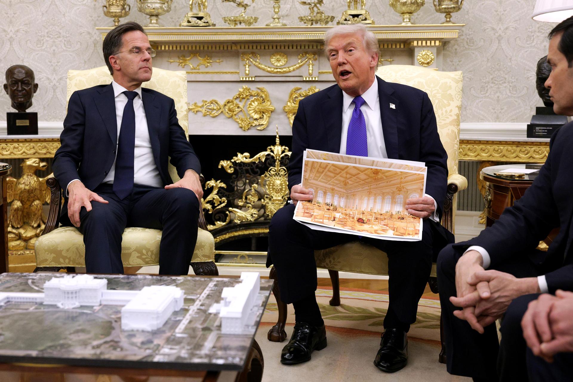 President Trump Meets With NATO Secretary General Mark Rutte In The Oval Office