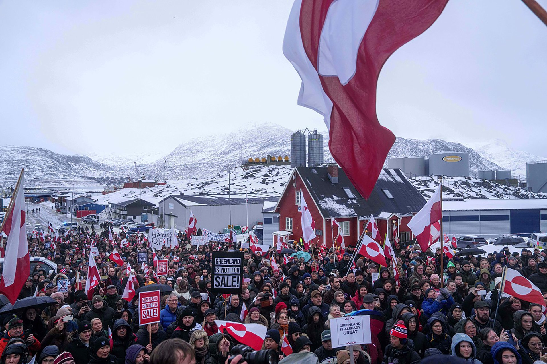 Greenland US Protest