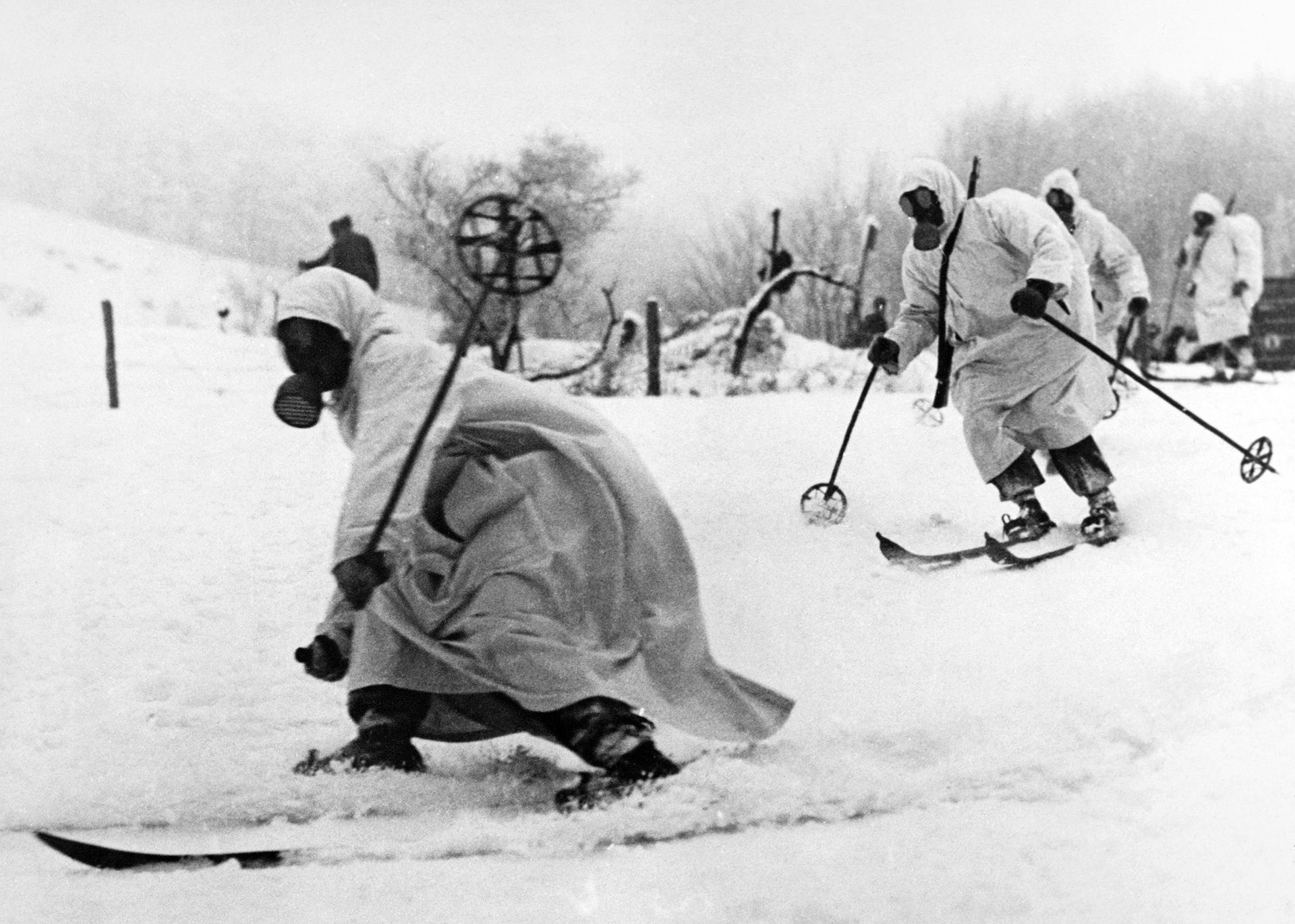„Tiše a kradmo." (Finští vojáci na lyžích během zimní války, 1939)
Autor: Corbis via Getty Images