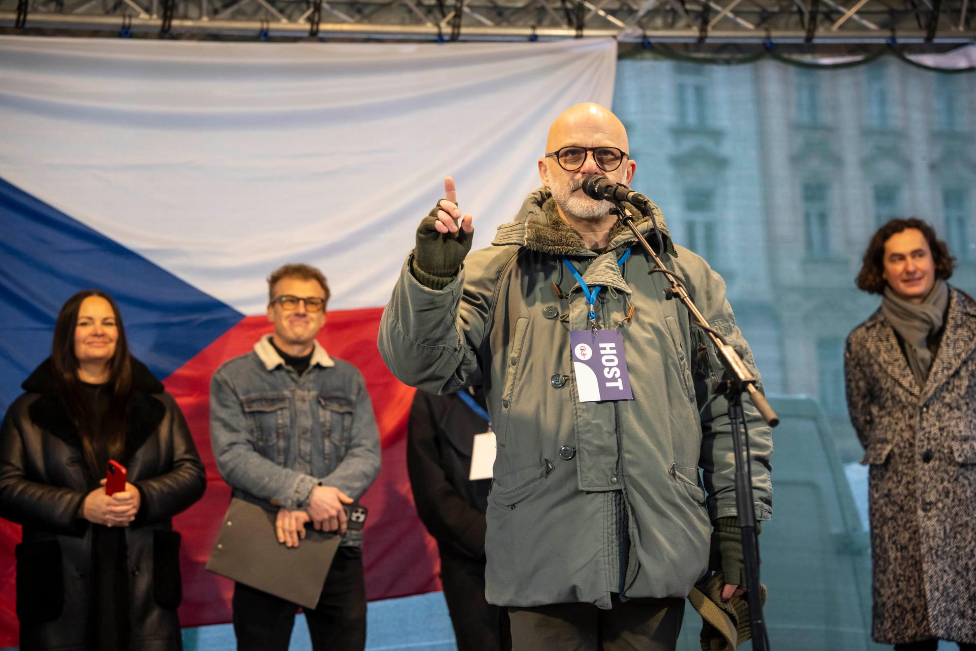 Demonstrace Milionu Chvilek pro demokracii, Staroměstské náměstí, 1.2. 2026
Autor: Milan Jaroš