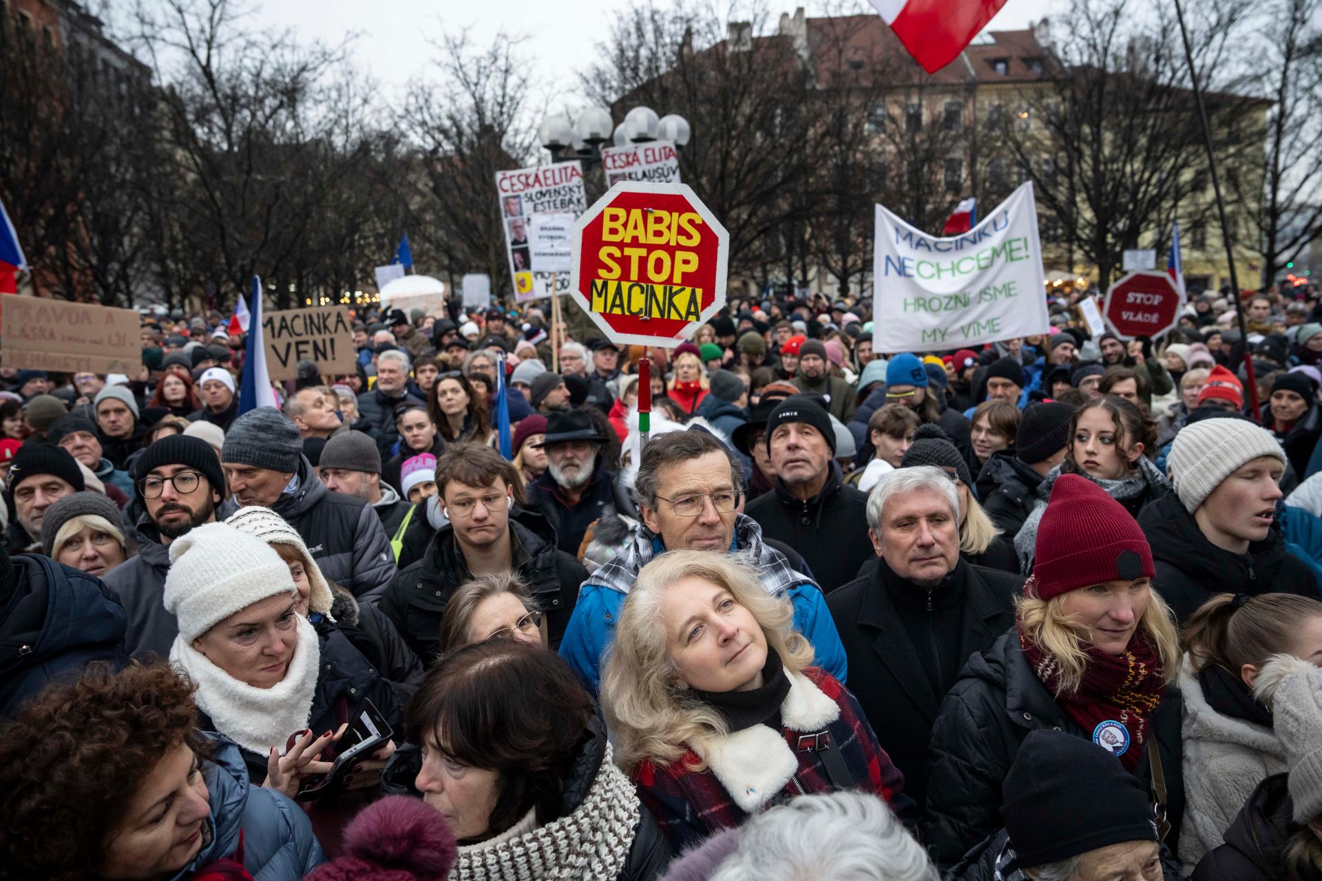 Demonstrace Milionu Chvilek pro demokracii, Staroměstské náměstí, 1.2. 2026
Autor: Milan Jaroš