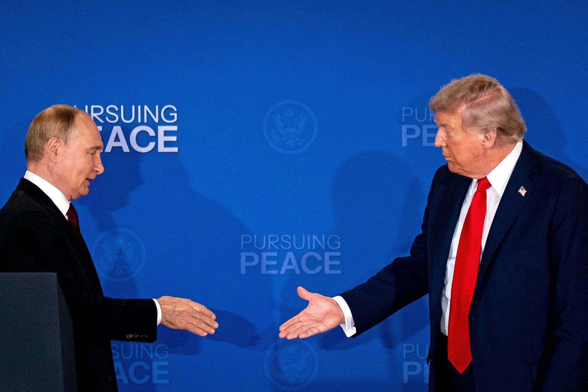 Setkání Trumpa s Putinem na Aljašce. (15. srpen 2025)
Autor: Bloomberg via Getty Images