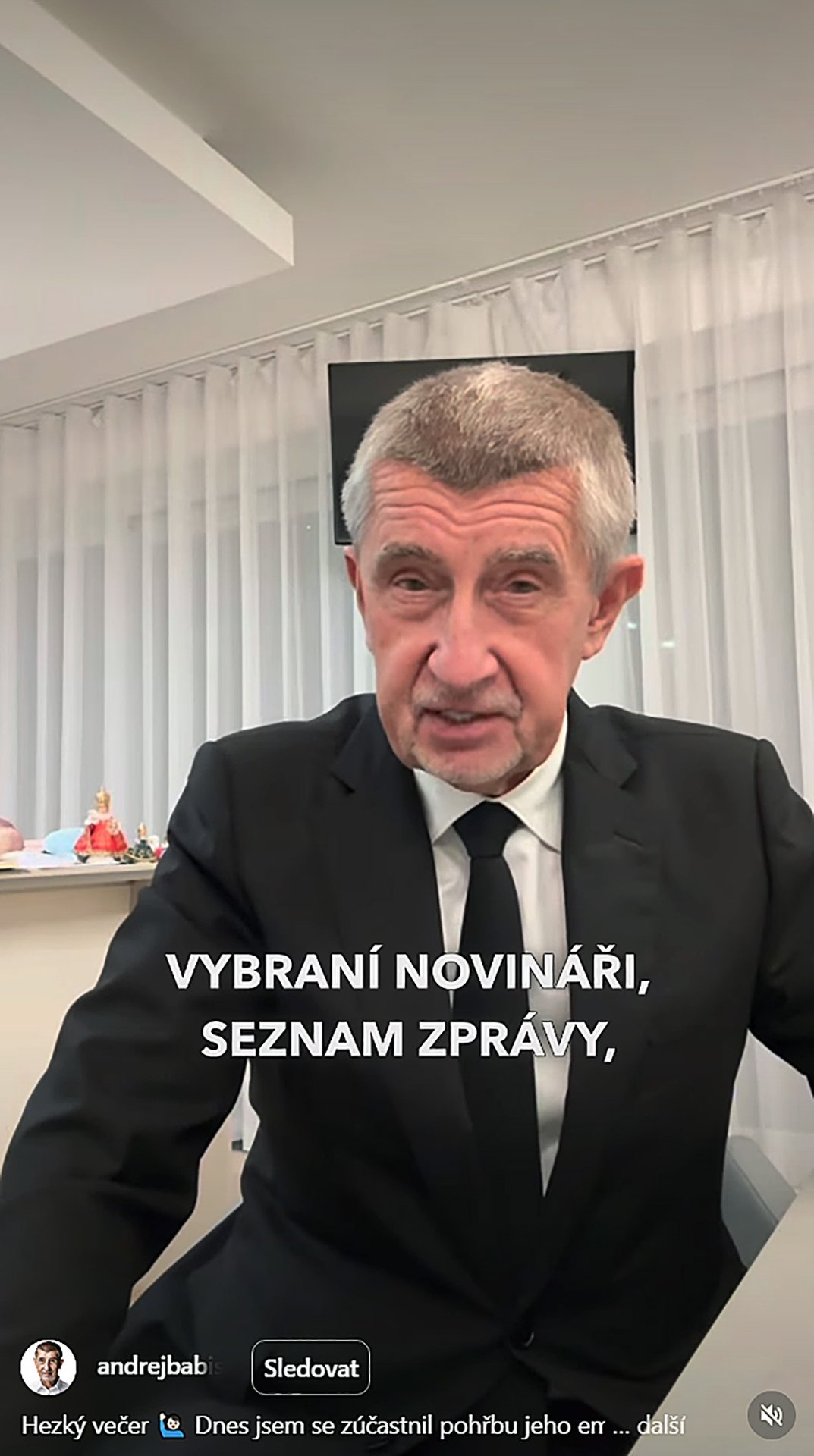 Od říjnových voleb v loňském roce Babiš zaútočil ve videích na sociálních sítích na média patnáctkrát...