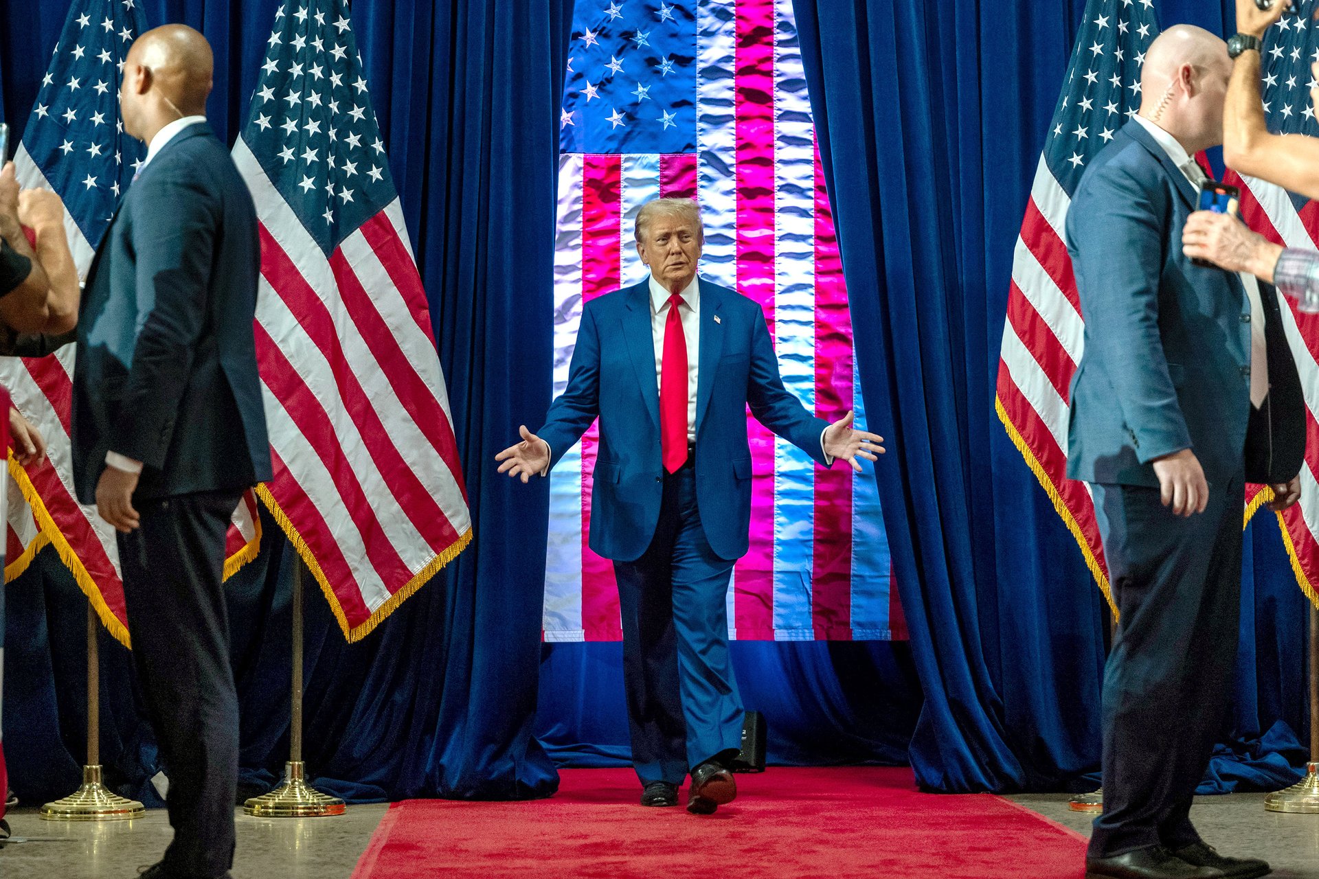 „Bodyguard“ západní civilizace. (Donald Trump, říjen 2024)
Autor: Getty Images