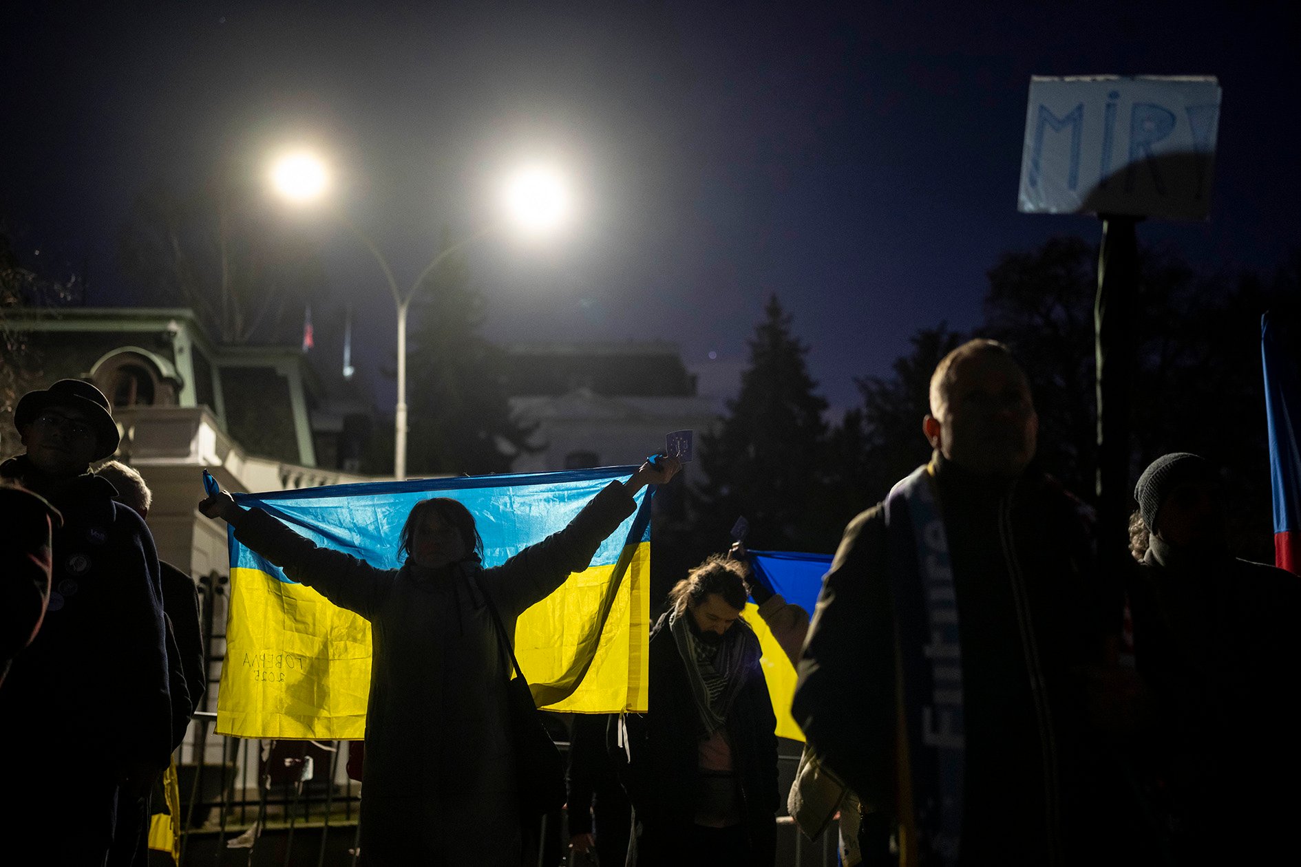 4. výročí plnohodnotné ruské invaze na Ukrajinu, Praha 24. 2. 2026