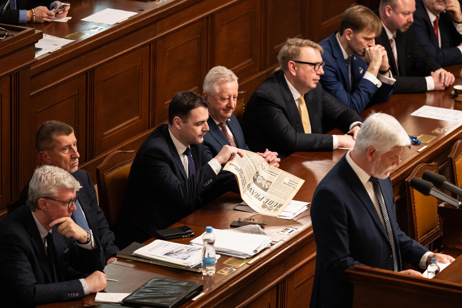 Petr Pavel v PS, 3.3.2026