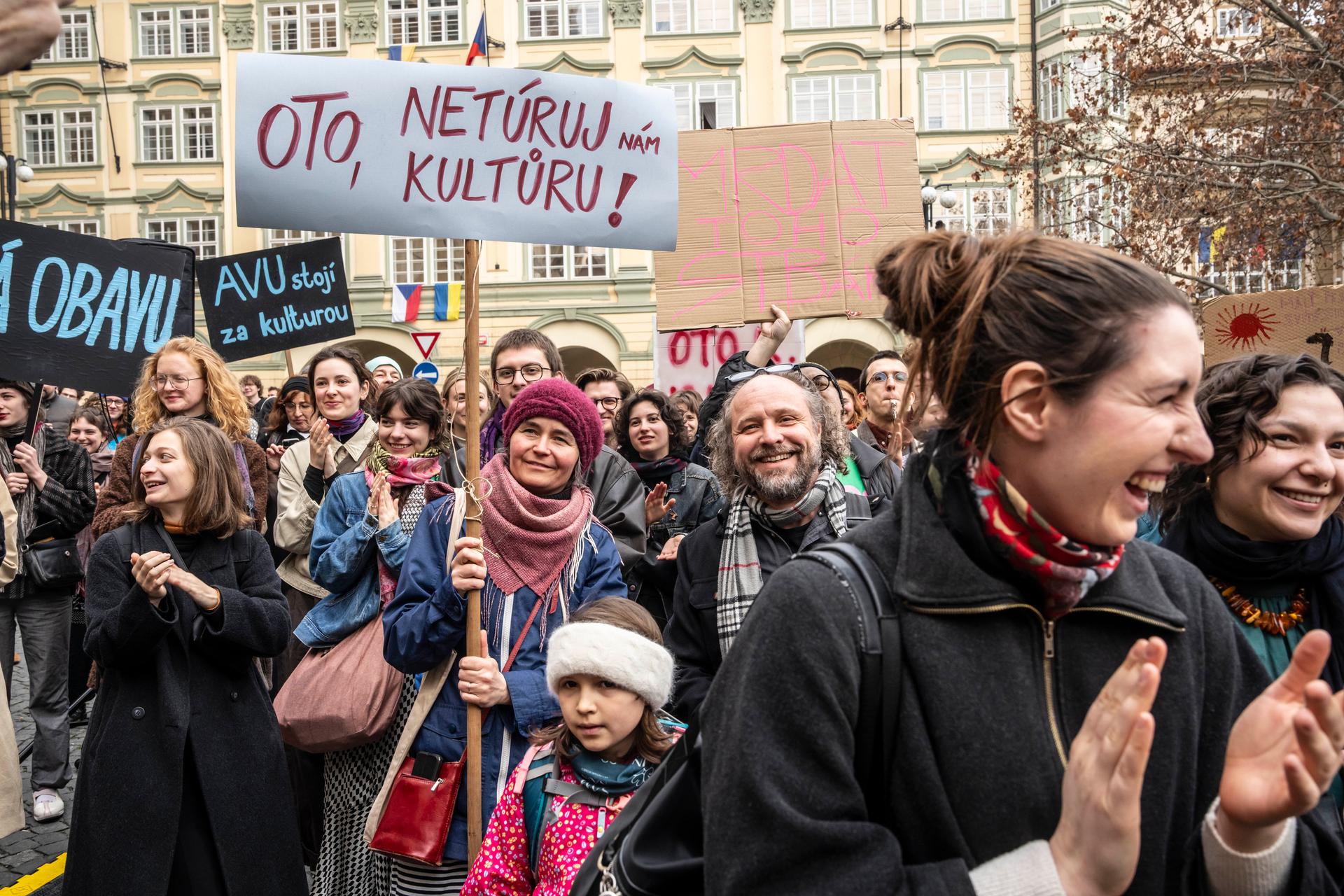 Demonstrace Stojíme za kulturou, 11.3. 2026, Praha
Autor: Milan Jaroš