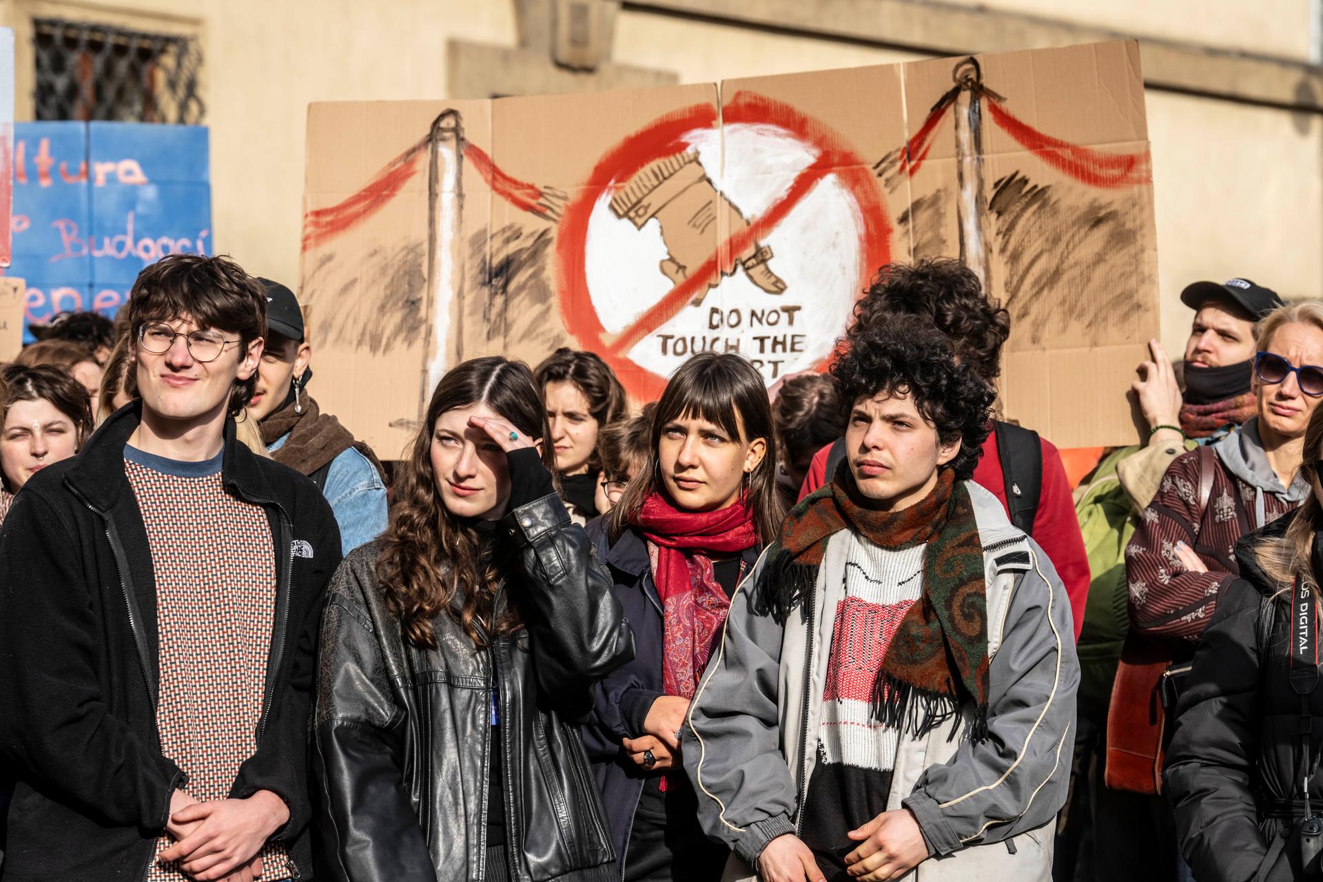 Demonstrace Stojíme za kulturou, 11.3. 2026, Praha
Autor: Milan Jaroš