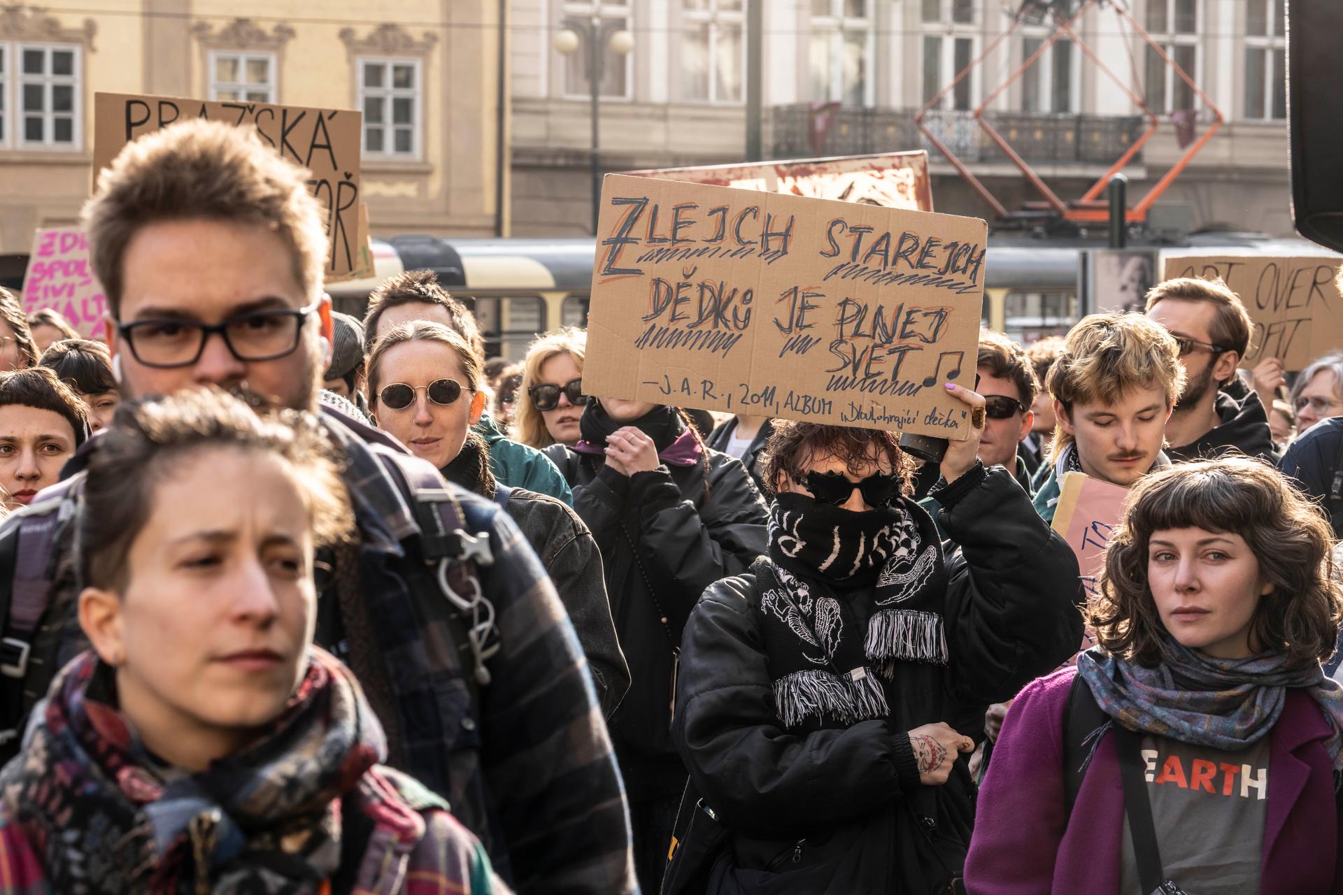 Demonstrace Stojíme za kulturou, 11.3. 2026, Praha
Autor: Milan Jaroš