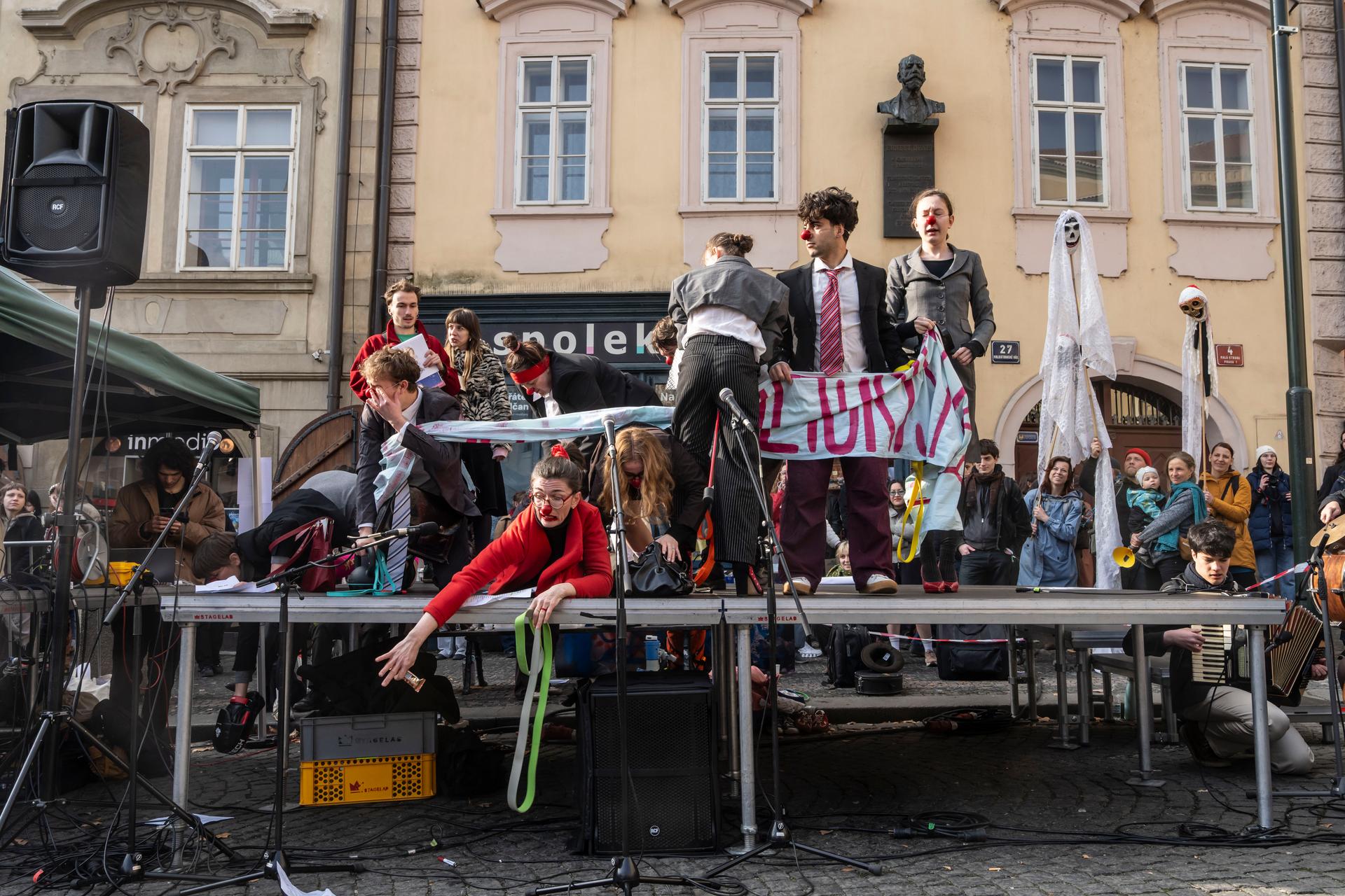 Demonstrace Stojíme za kulturou, 11.3. 2026, Praha
Autor: Milan Jaroš