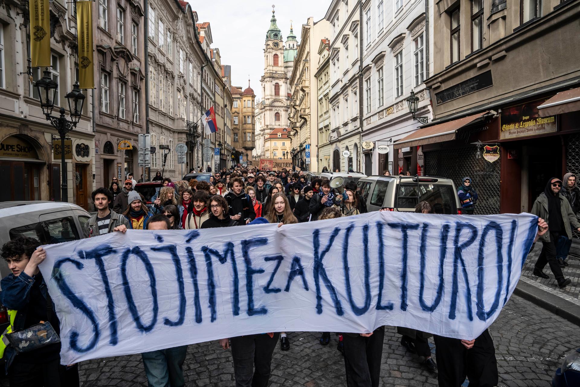 Demonstrace Stojíme za kulturou, 11.3. 2026, Praha
Autor: Milan Jaroš