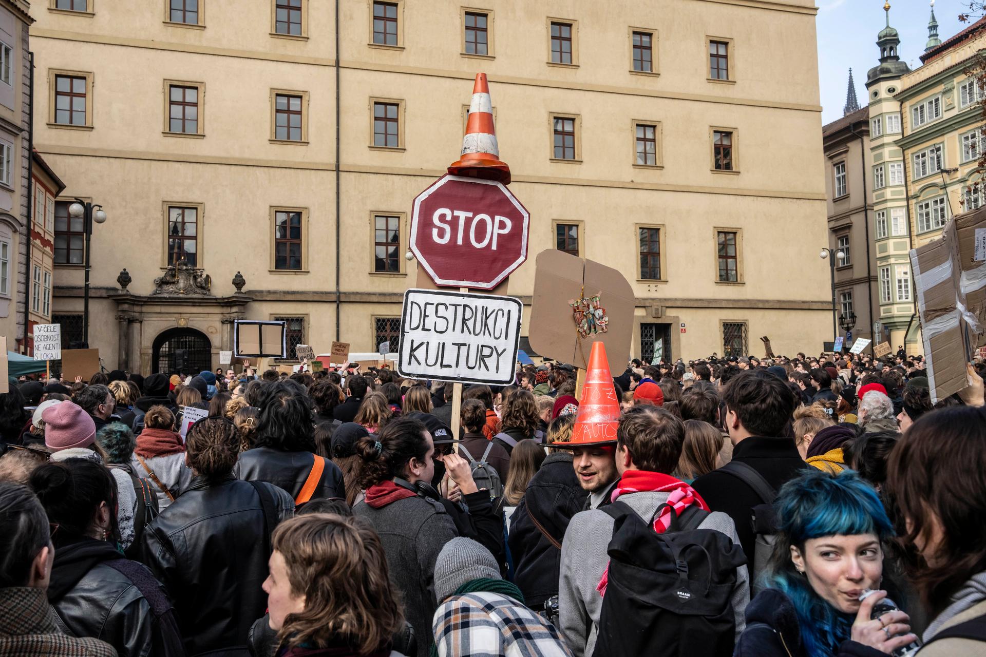 Demonstrace Stojíme za kulturou, 11.3. 2026, Praha
Autor: Milan Jaroš