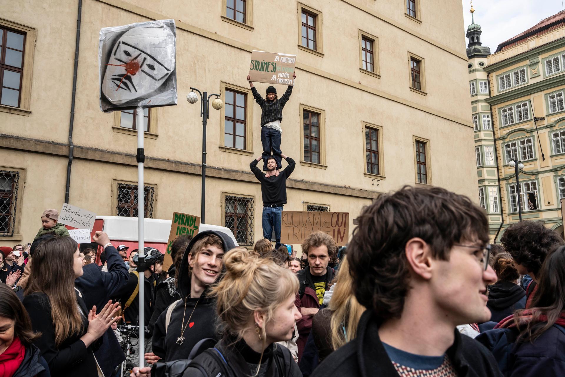 Demonstrace Stojíme za kulturou, 11.3. 2026, Praha
Autor: Milan Jaroš