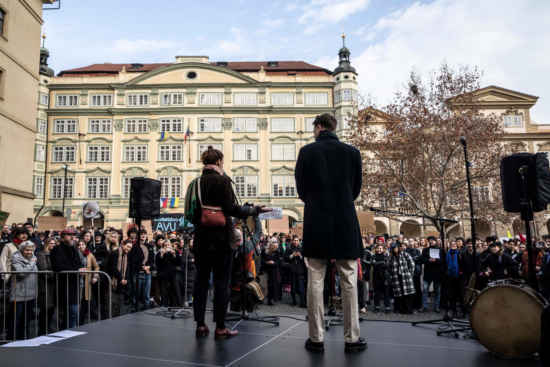 Demonstrace Stojíme za kulturou, 11.3. 2026, Praha
Autor: Milan Jaroš