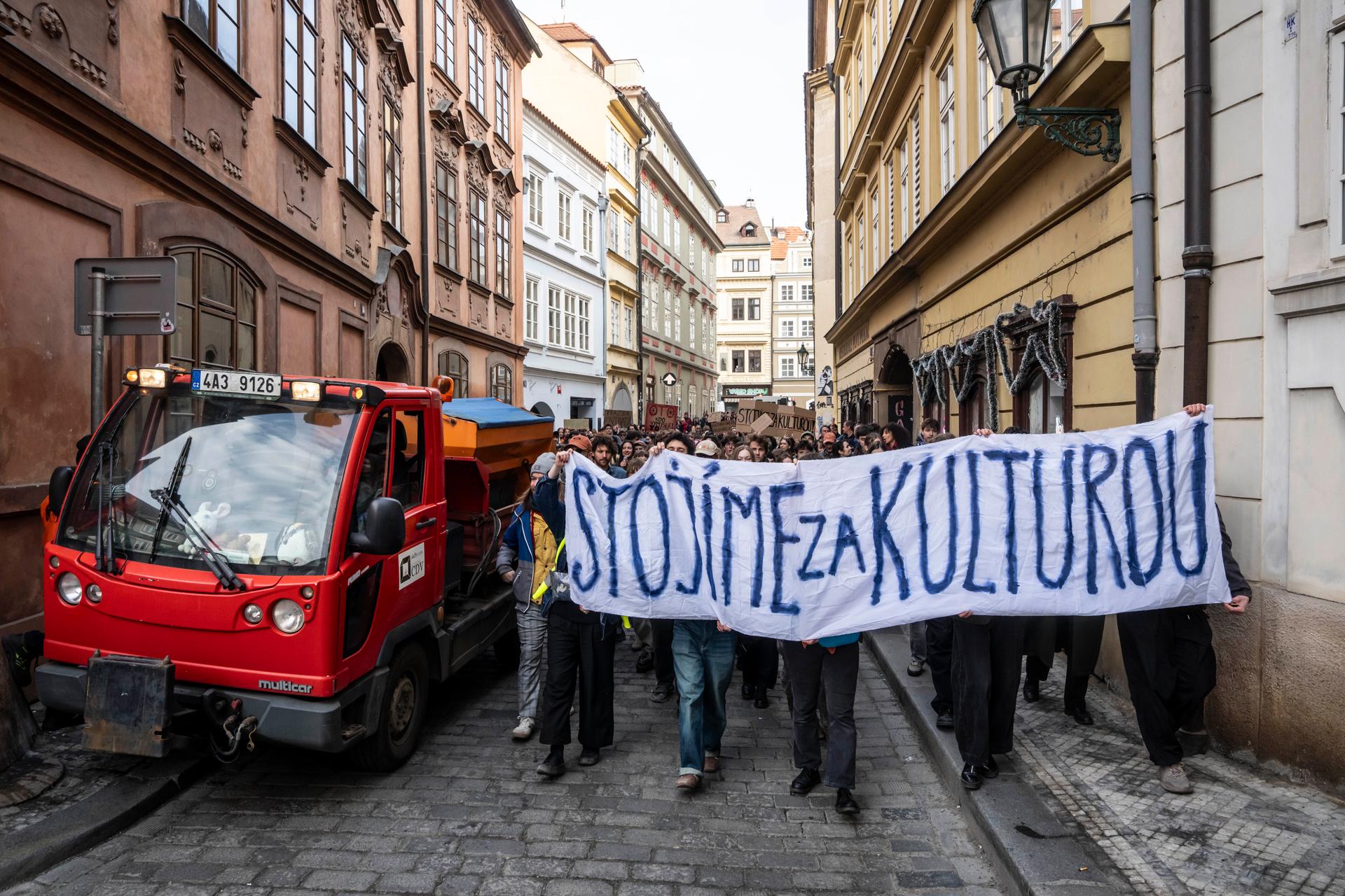 Demonstrace Stojíme za kulturou, 11.3. 2026, Praha
Autor: Milan Jaroš