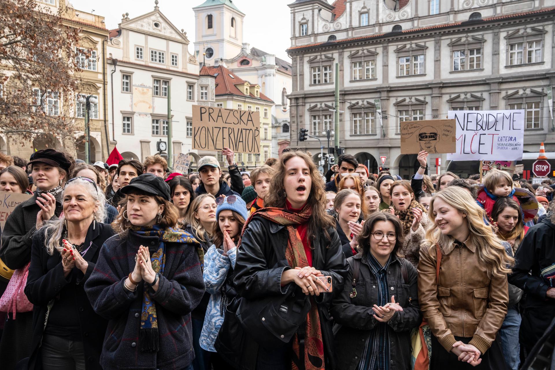 Demonstrace Stojíme za kulturou, 11.3. 2026, Praha
Autor: Milan Jaroš