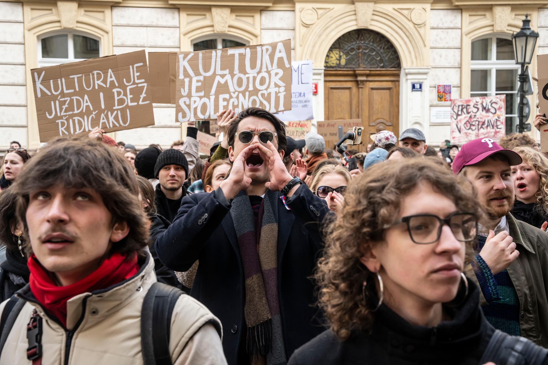 Demonstrace Stojíme za kulturou, 11.3. 2026, Praha
Autor: Milan Jaroš