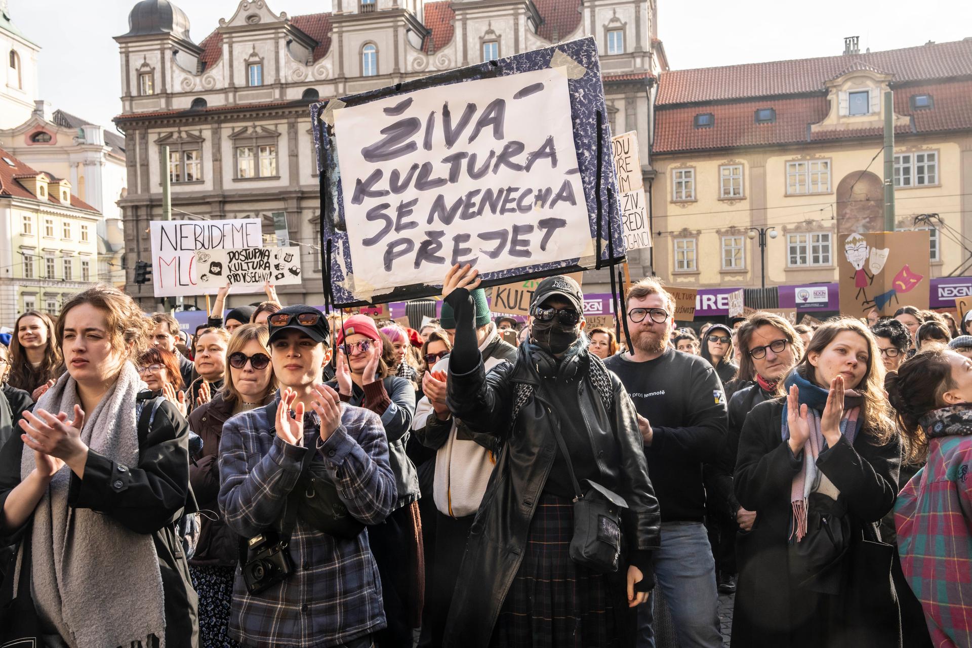 Demonstrace Stojíme za kulturou, 11.3. 2026, Praha
Autor: Milan Jaroš