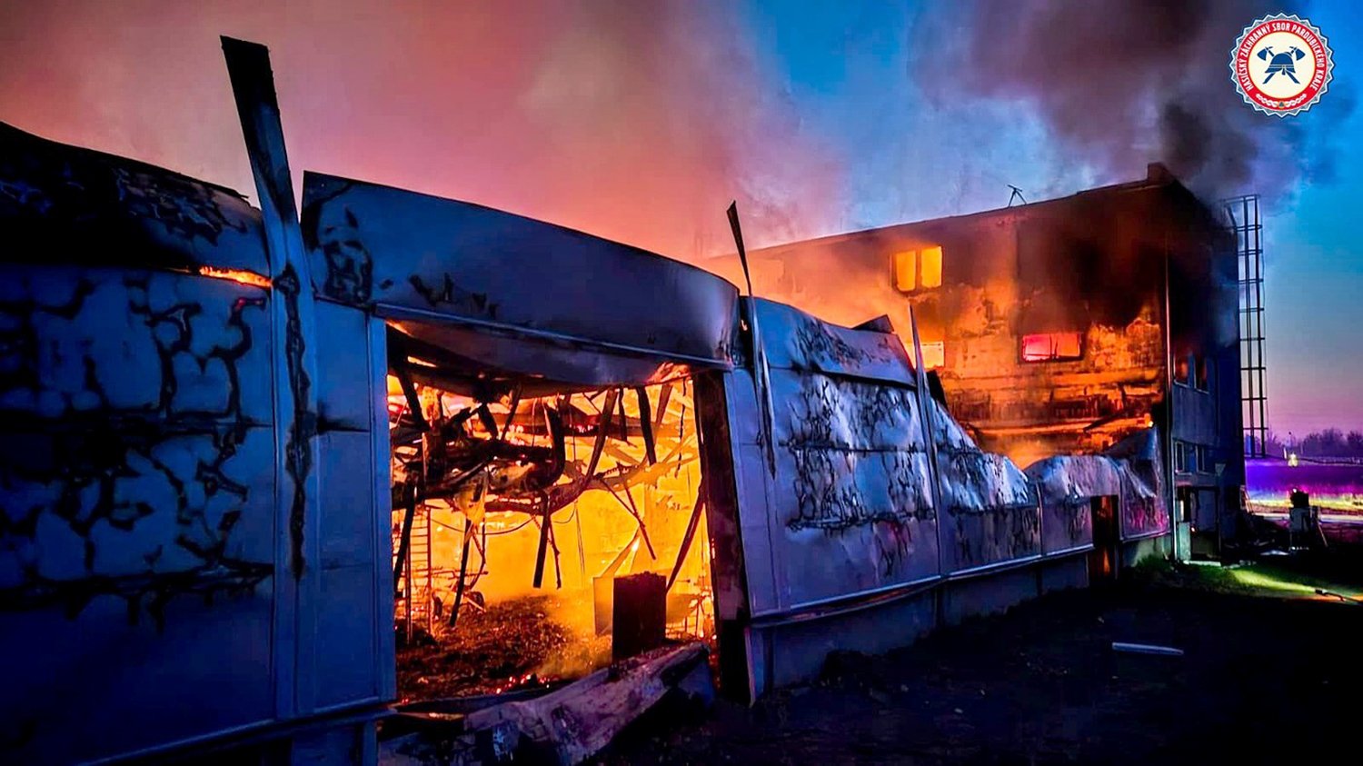 Warehouse set on fire in Czechia