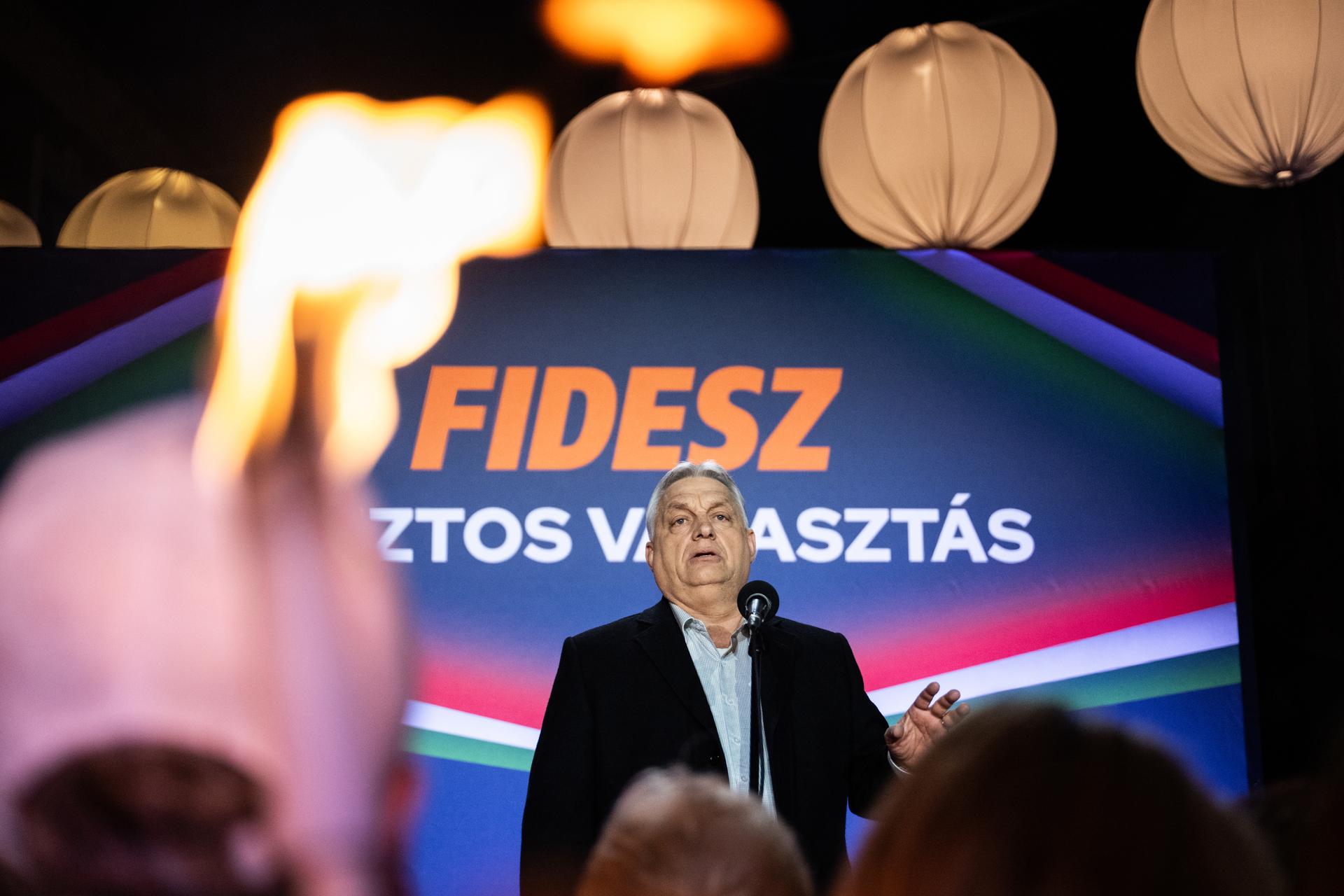 Viktor Orbán, kampaň v Szentendre, Maďarsko