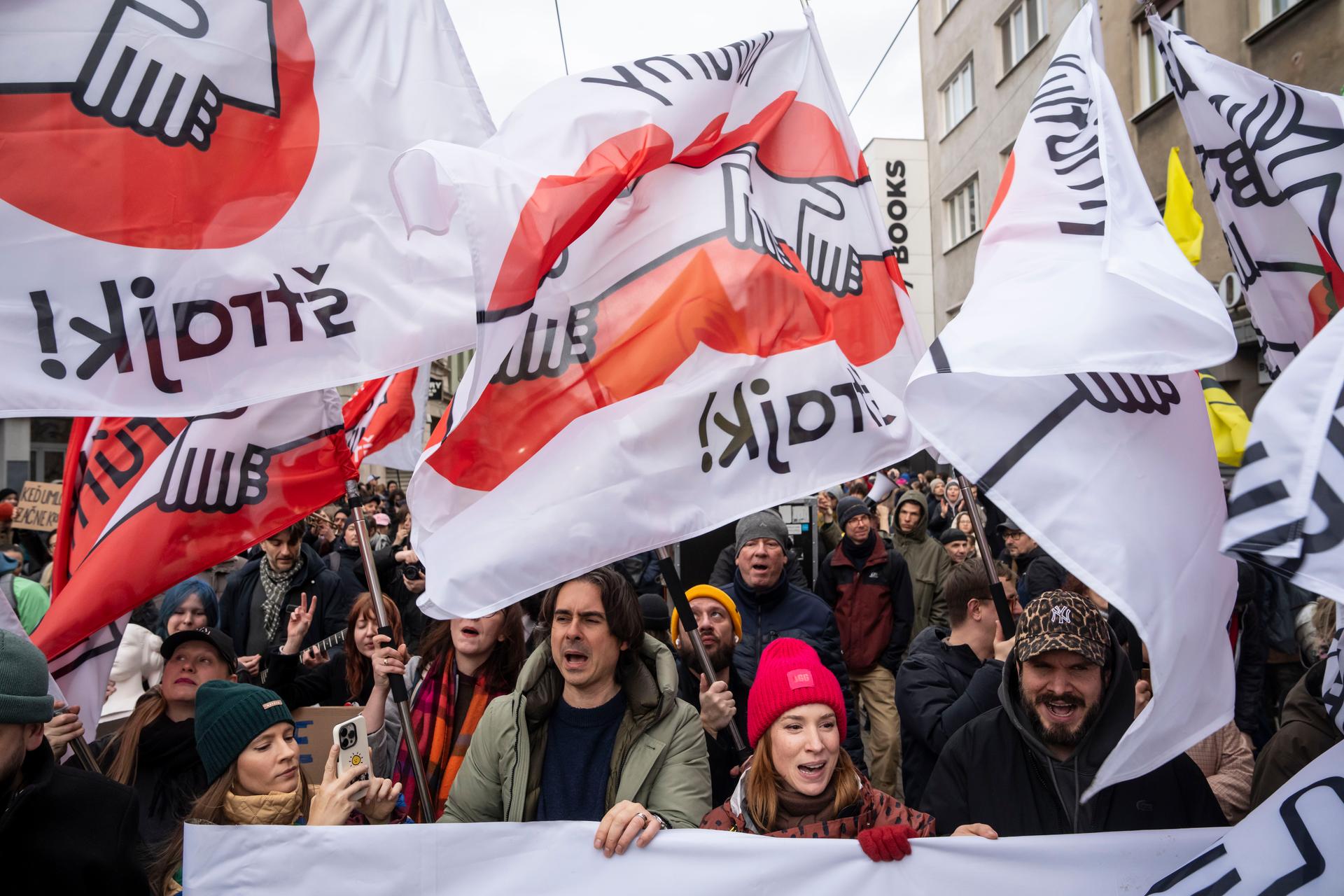 Protest proti ministryni kultury Martině Šimkovičové, Bratislava, 31.3. 2026
Autor: Milan Jaroš