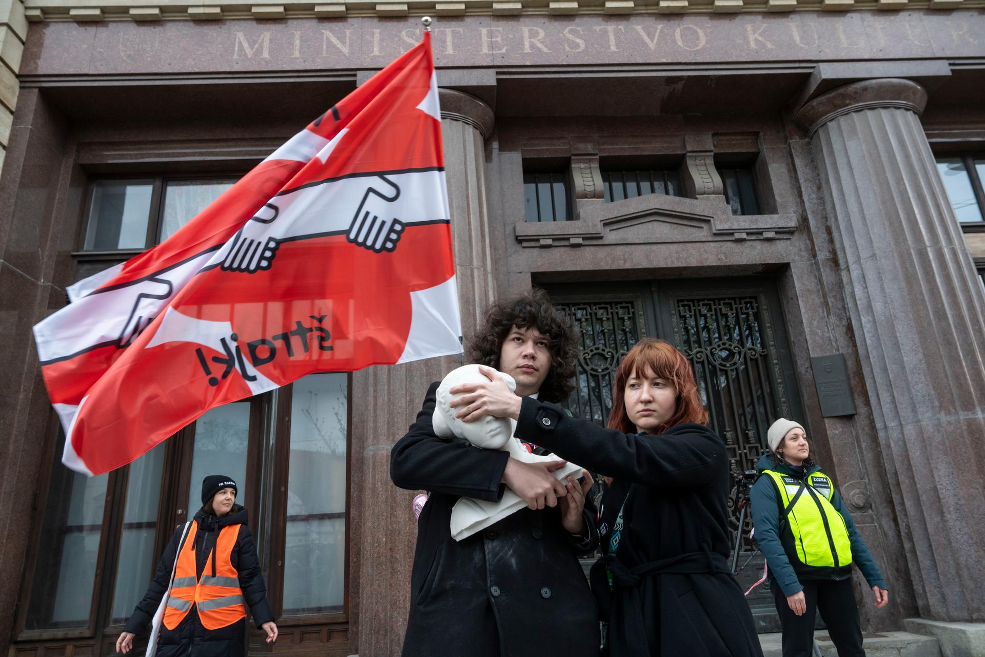Protest proti ministryni kultury Martině Šimkovičové, Bratislava, 31.3. 2026
Autor: Milan Jaroš