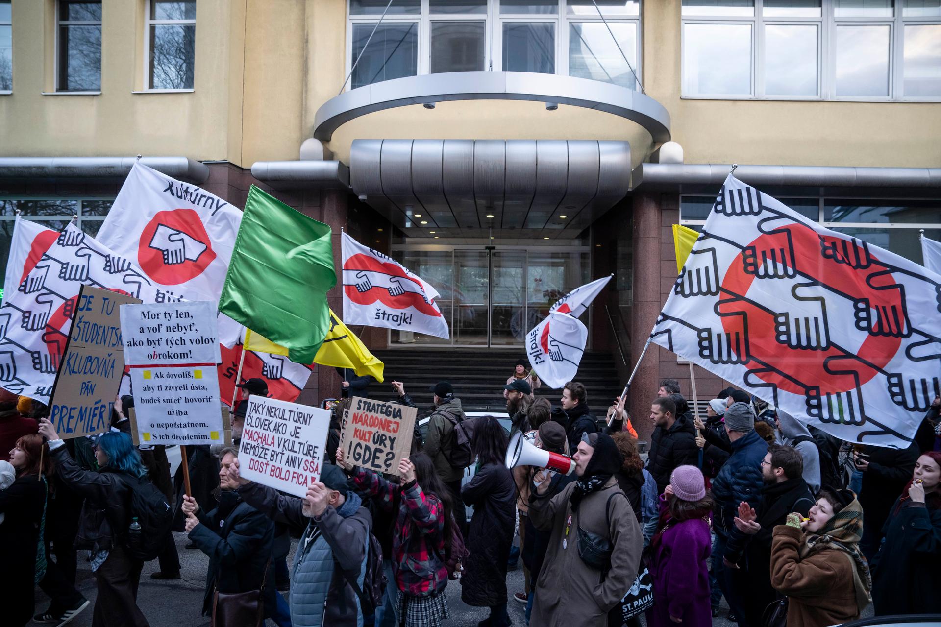 Protest proti ministryni kultury Martině Šimkovičové, Bratislava, 31.3. 2026
Autor: Milan Jaroš