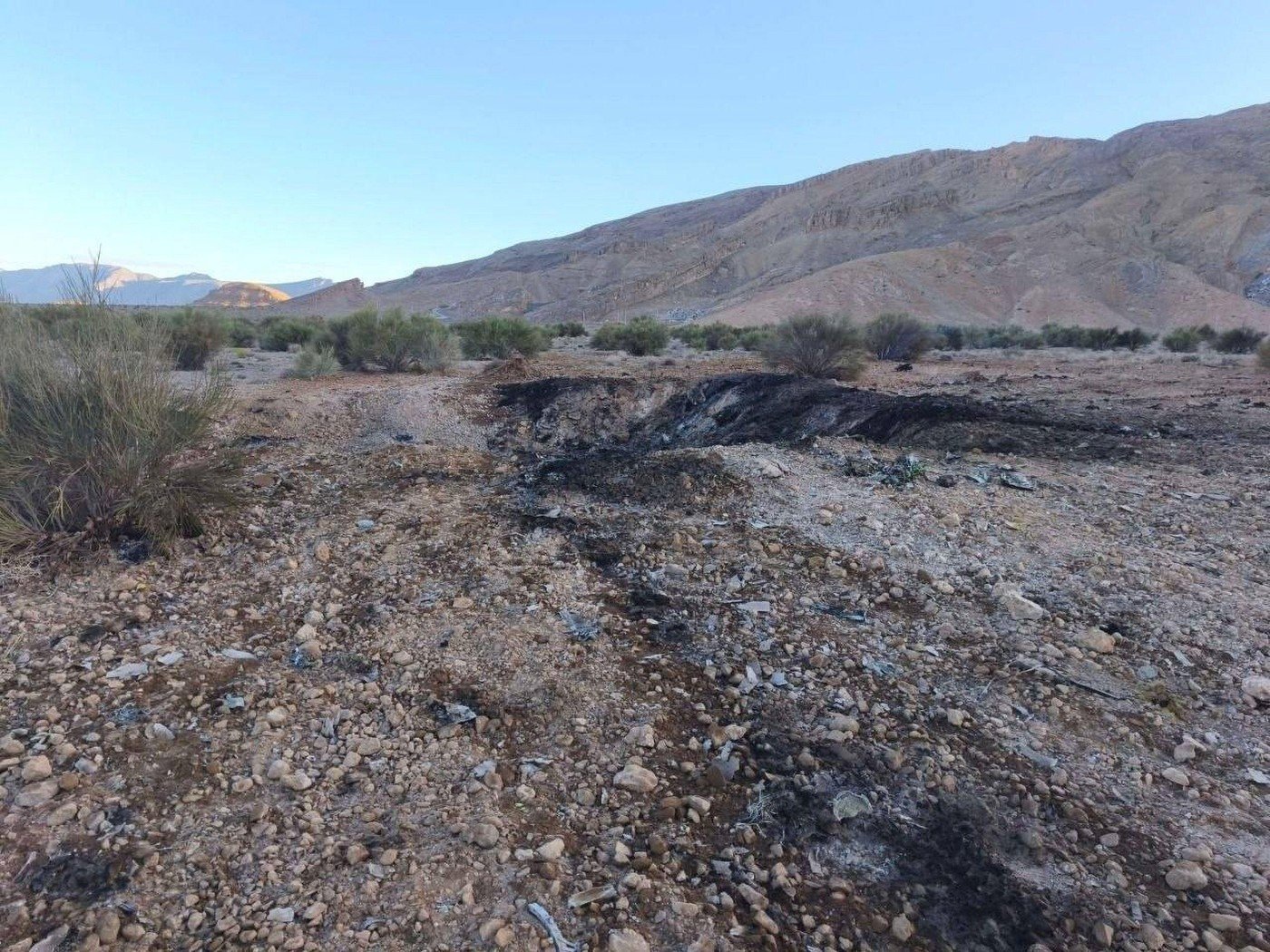 Tady. Někde. Sám. (Oblast, kde byla americká stíhačka sestřelená)