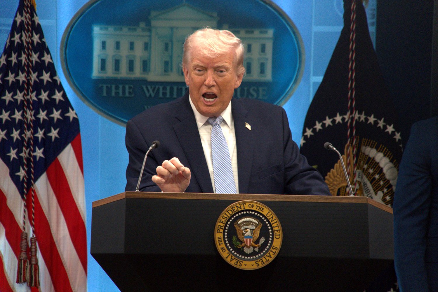 U.S. WASHINGTON, D.C. WHITE HOUSE TRUMP PRESS CONFERENCE IRAN
