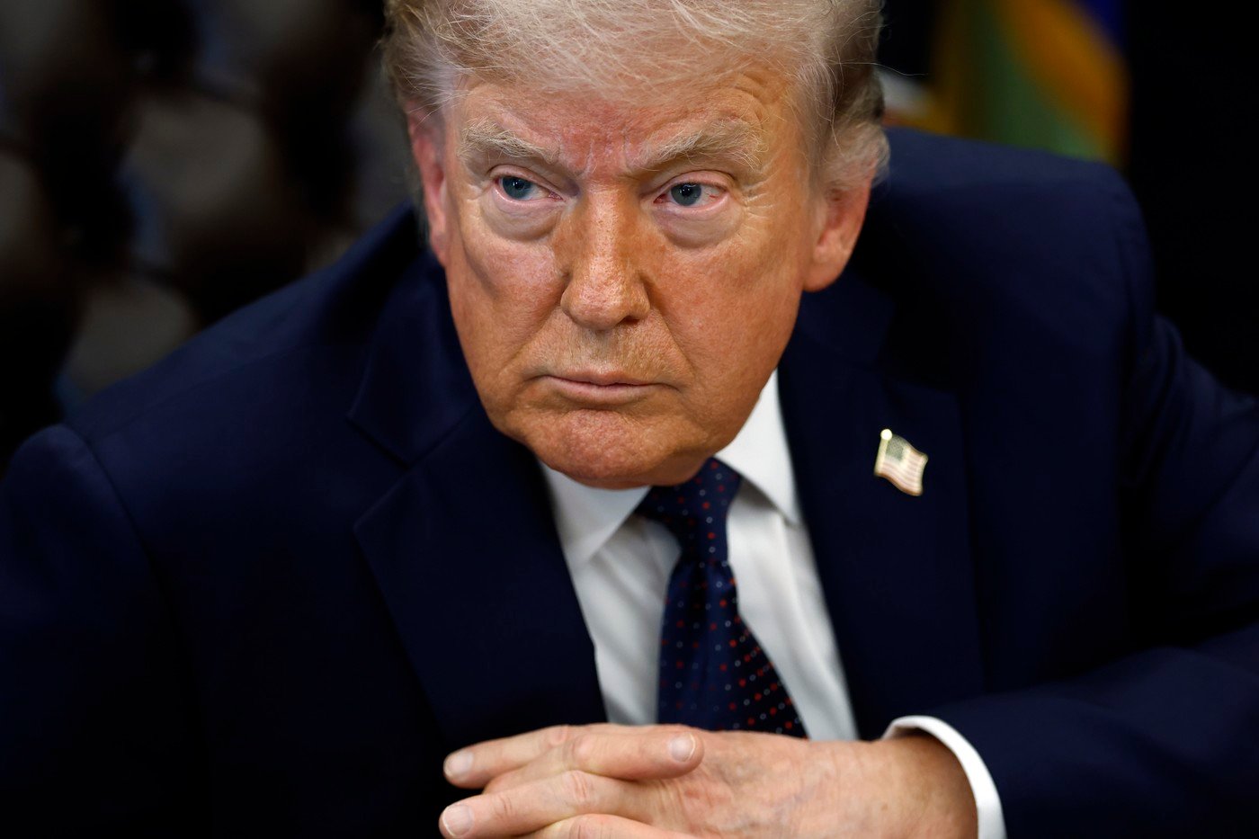 US President Donald Trump meets Lebanese and Israeli envoys at the White House