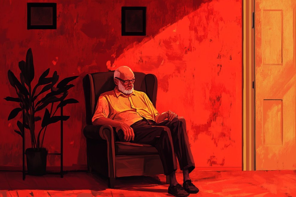 Babička celé dny dědu komanduje a osočuje ho, že je neschopný