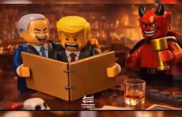 Virální souboj o morálku vyhrává Írán. V propagandě mu pomáhají i legopanáčci