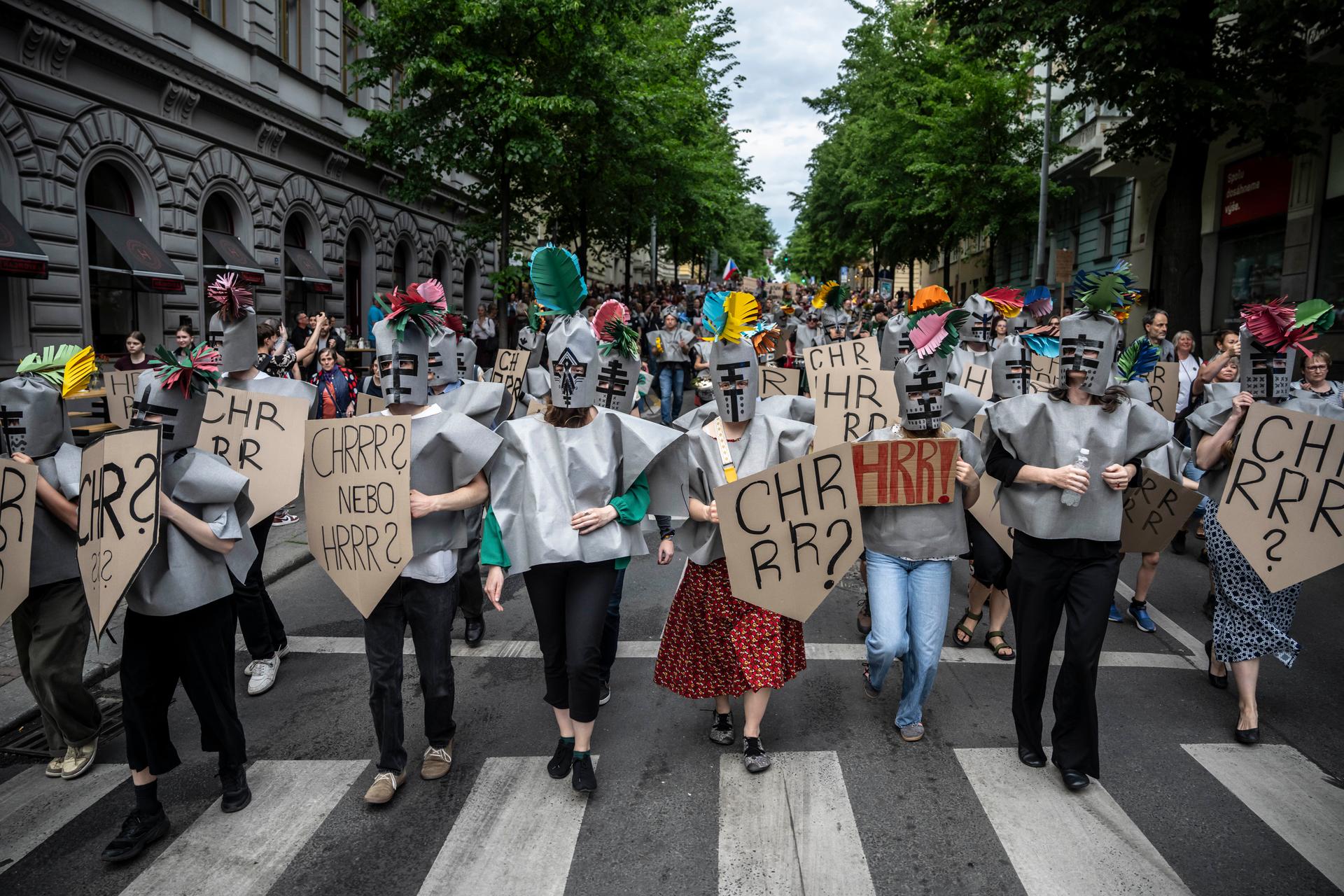Shromáždění "Ruce pryč od médií“ 
Autor: Milan Jaroš