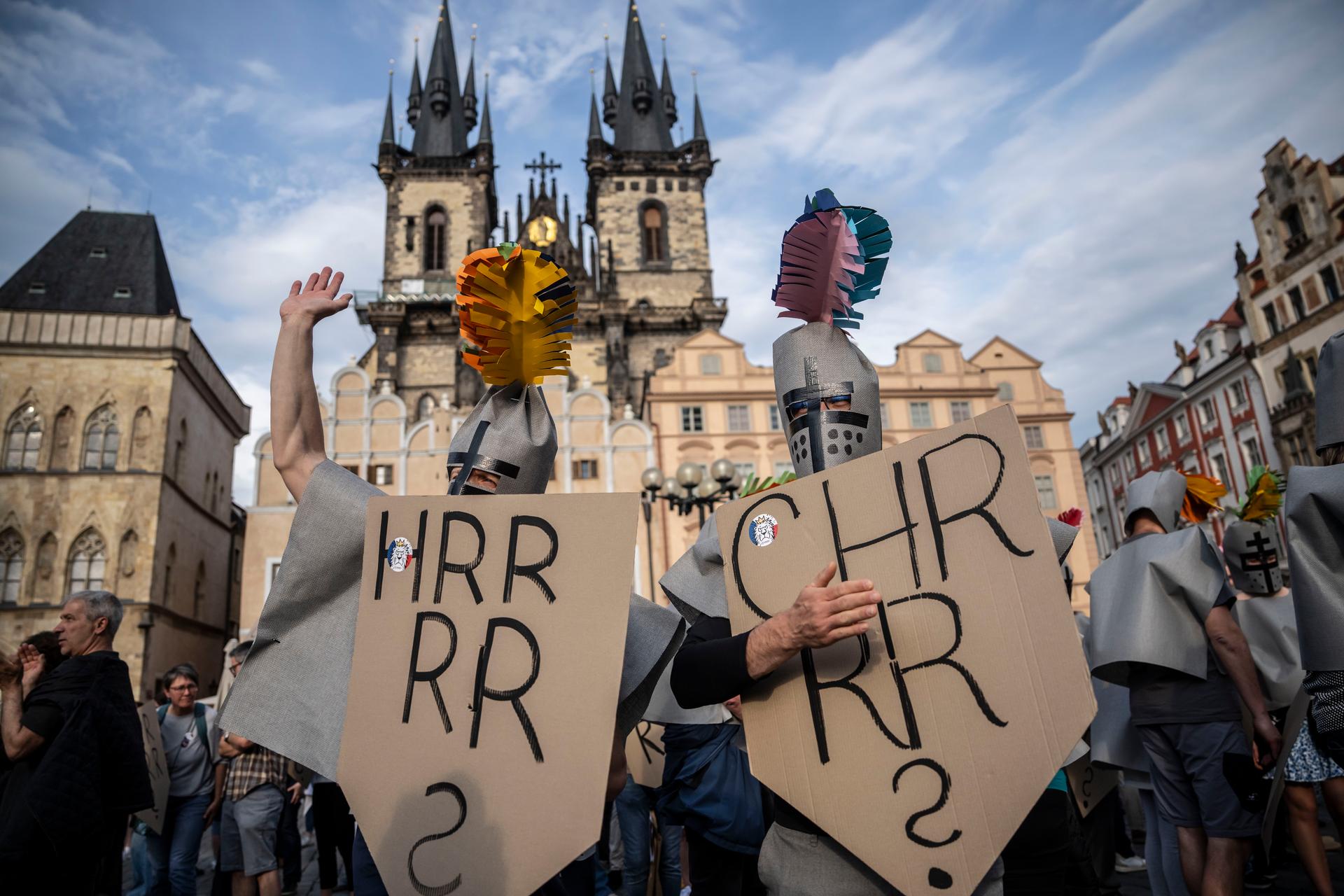 Shromáždění "Ruce pryč od médií“ 
Autor: Milan Jaroš