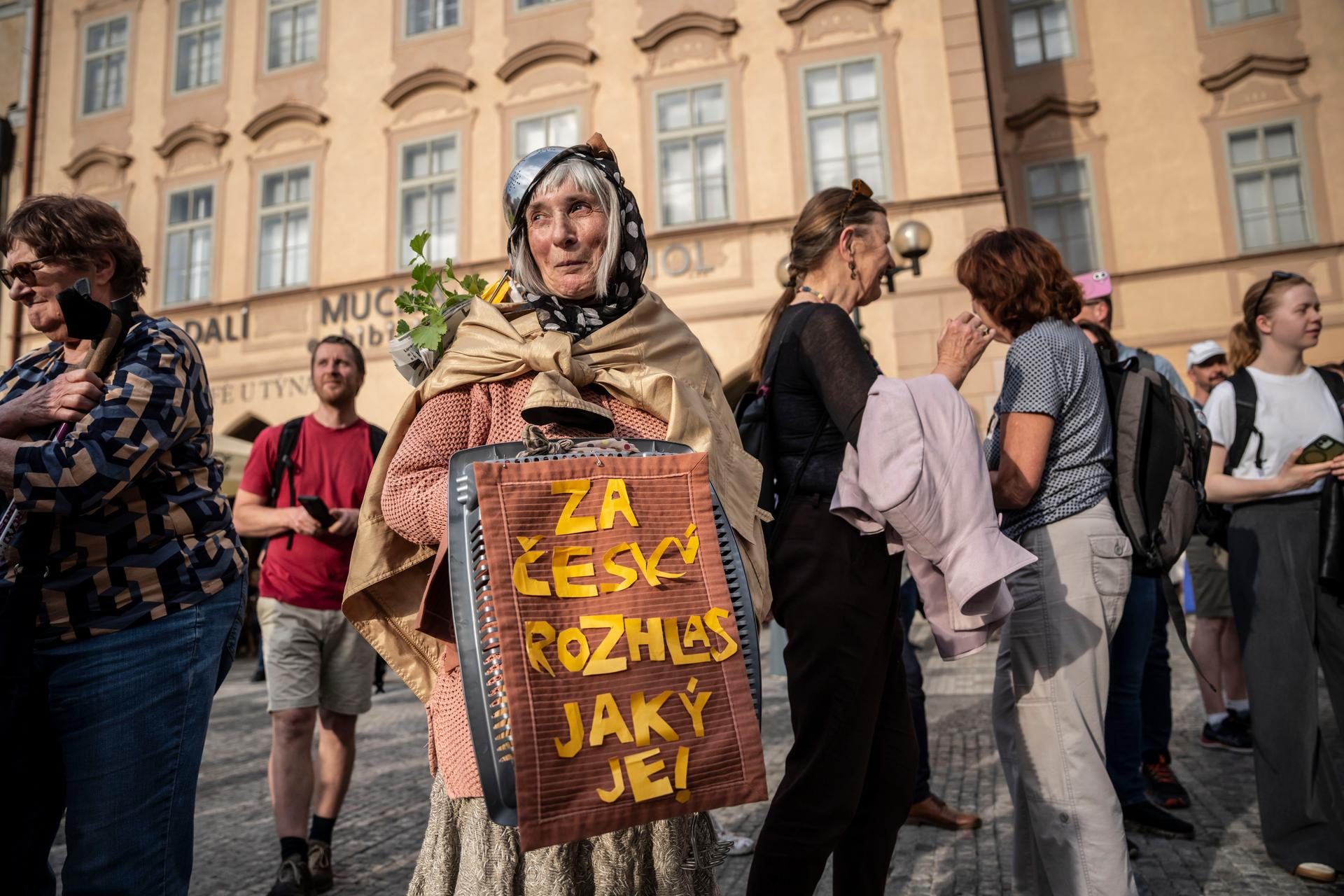 Shromáždění "Ruce pryč od médií“ 
Autor: Milan Jaroš