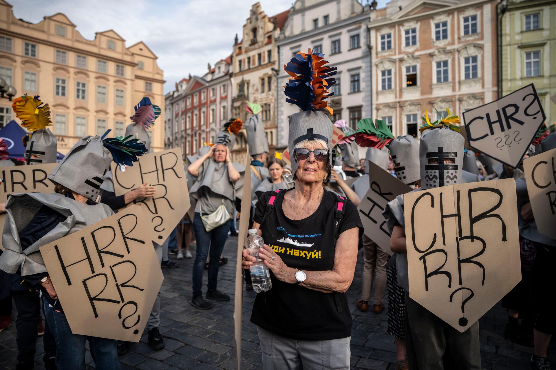 Shromáždění "Ruce pryč od médií“ 
Autor: Milan Jaroš