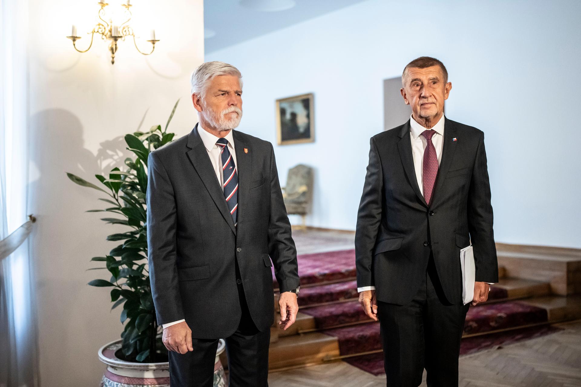 Petr Pavel a Andrej Babiš, Pražský hrad 8.5. 2026