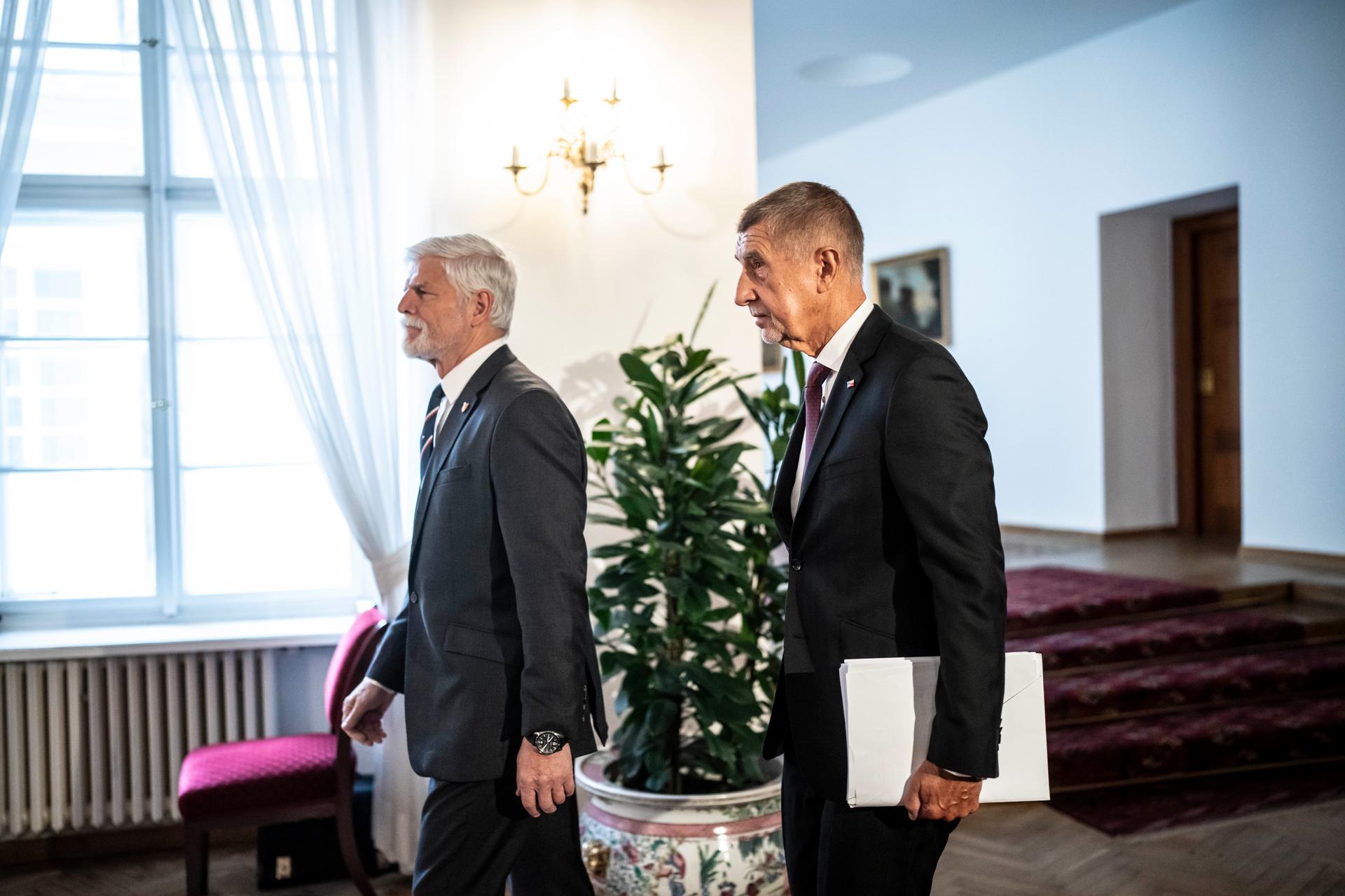Petr Pavel a Andrej Babiš, Pražský hrad 8.5. 2026
