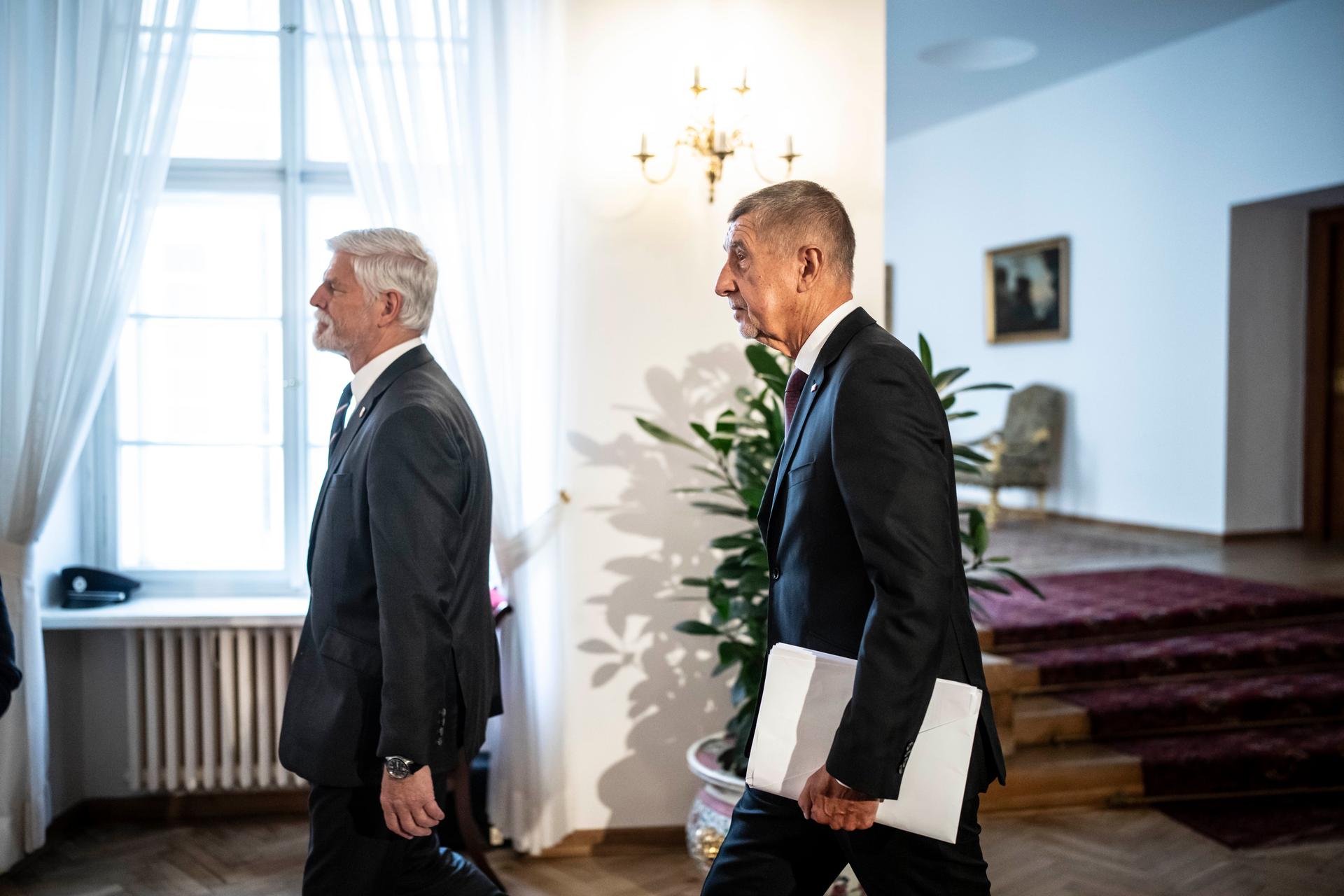 Petr Pavel a Andrej Babiš, Pražský hrad 8.5. 2026
Autor: Milan Jaroš